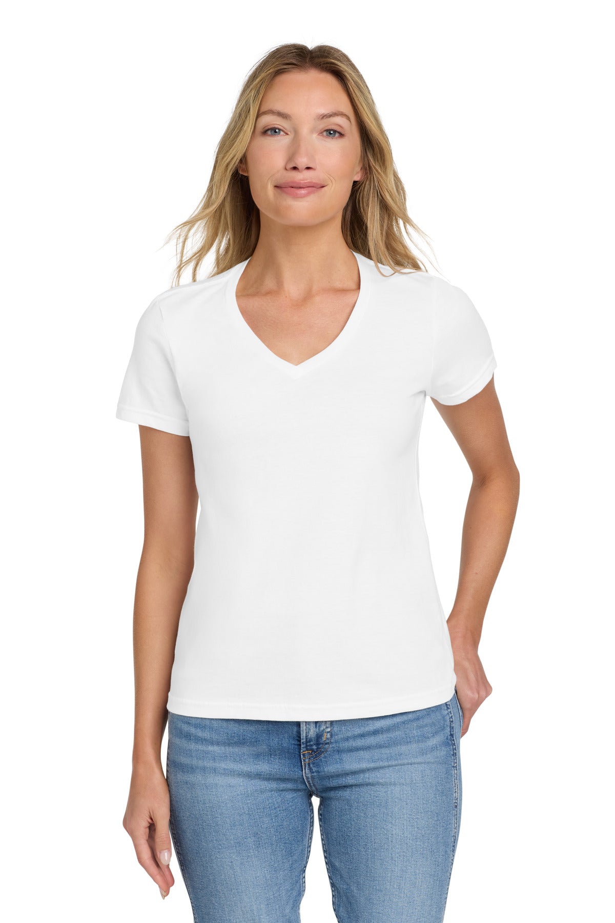 Gildan Softstyle® Women's Fit V-Neck T-Shirt. 64V00L