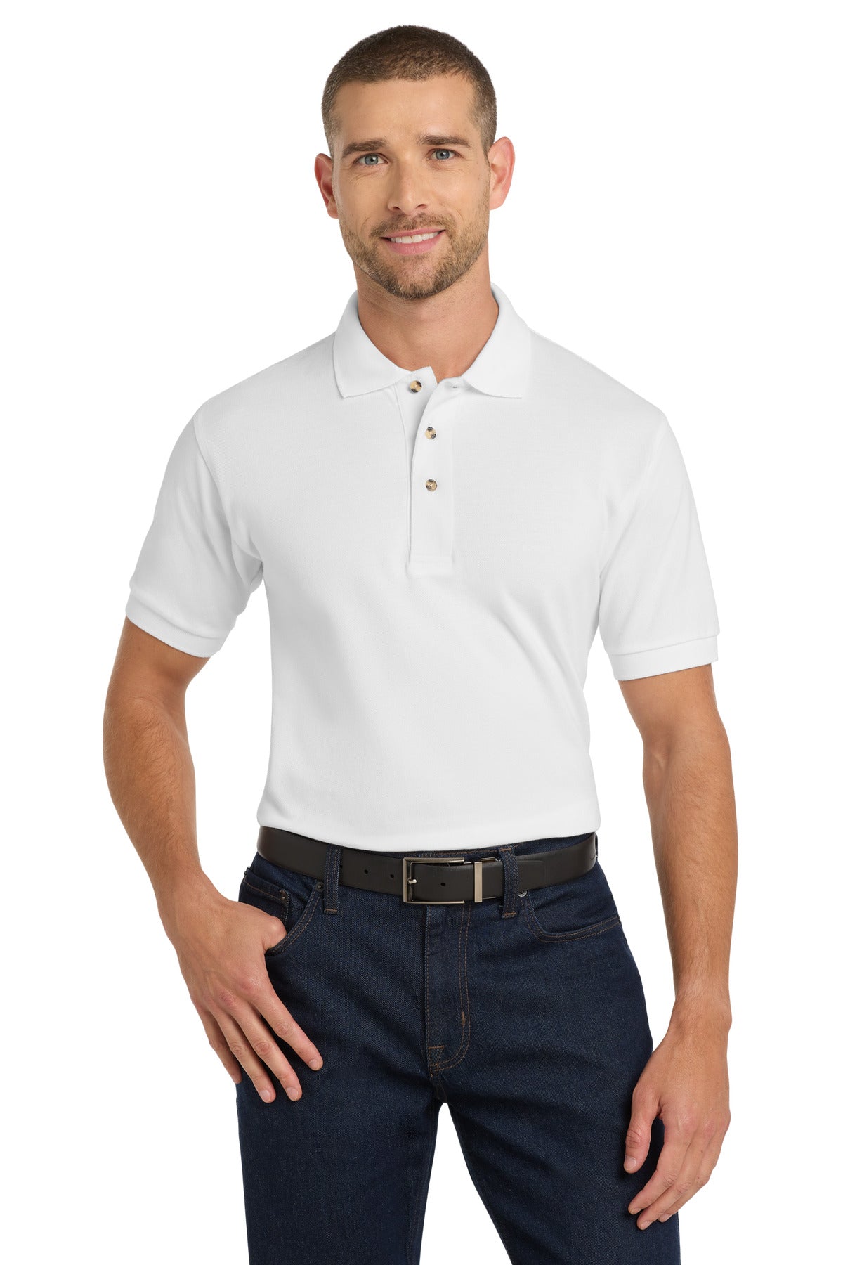 Port Authority® Heavyweight Cotton Pique Polo. K420