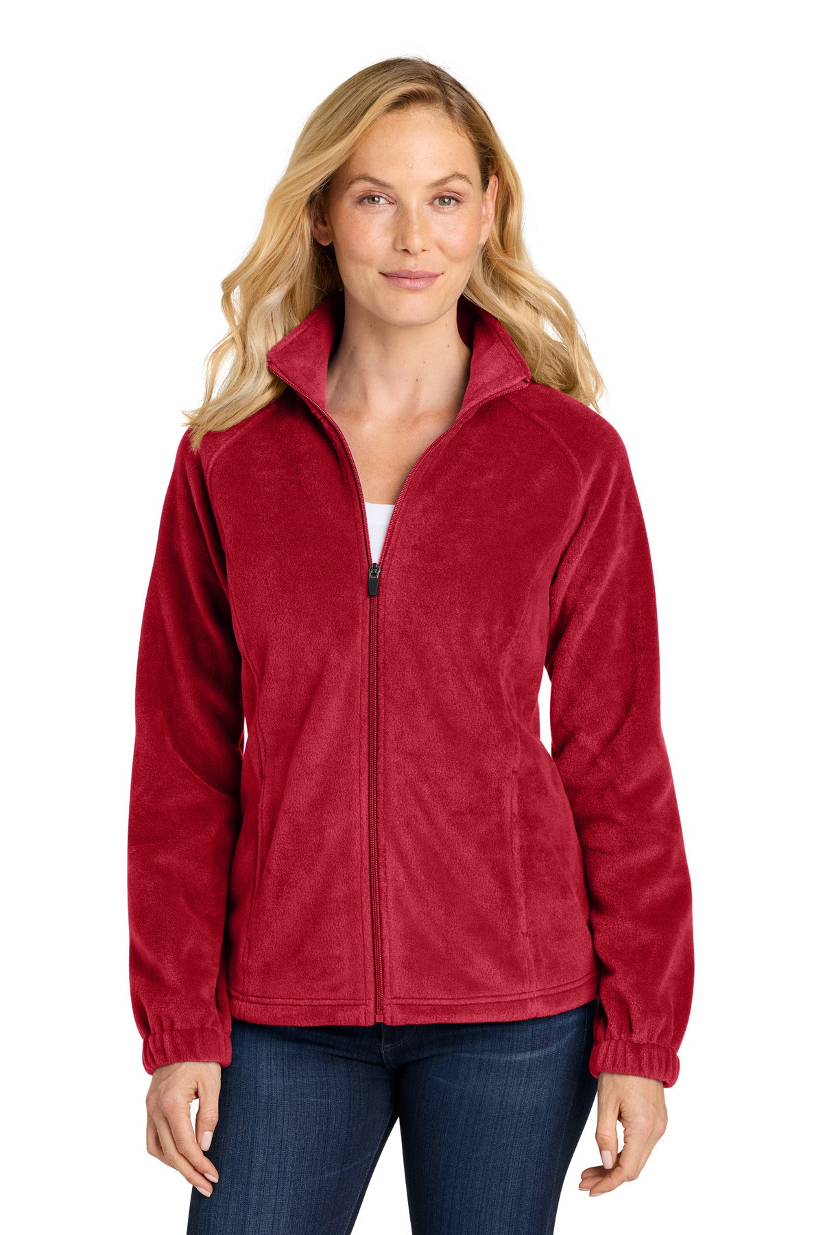 Port Authority® Women's Plush Fleece Full-Zip Jacket L190