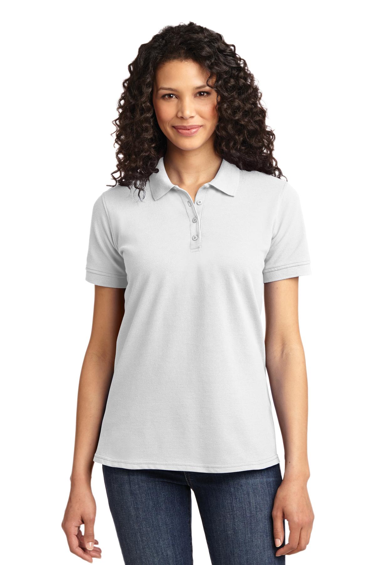 Port & Co™ Women's Core Blend Pique Polo. LKP155