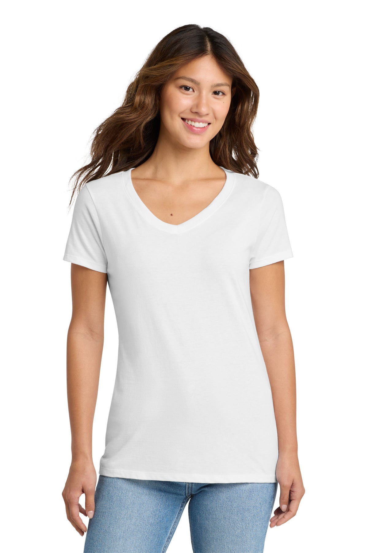 Port & Co™ Women's Fan Favorite V-Neck Tee. LPC450V