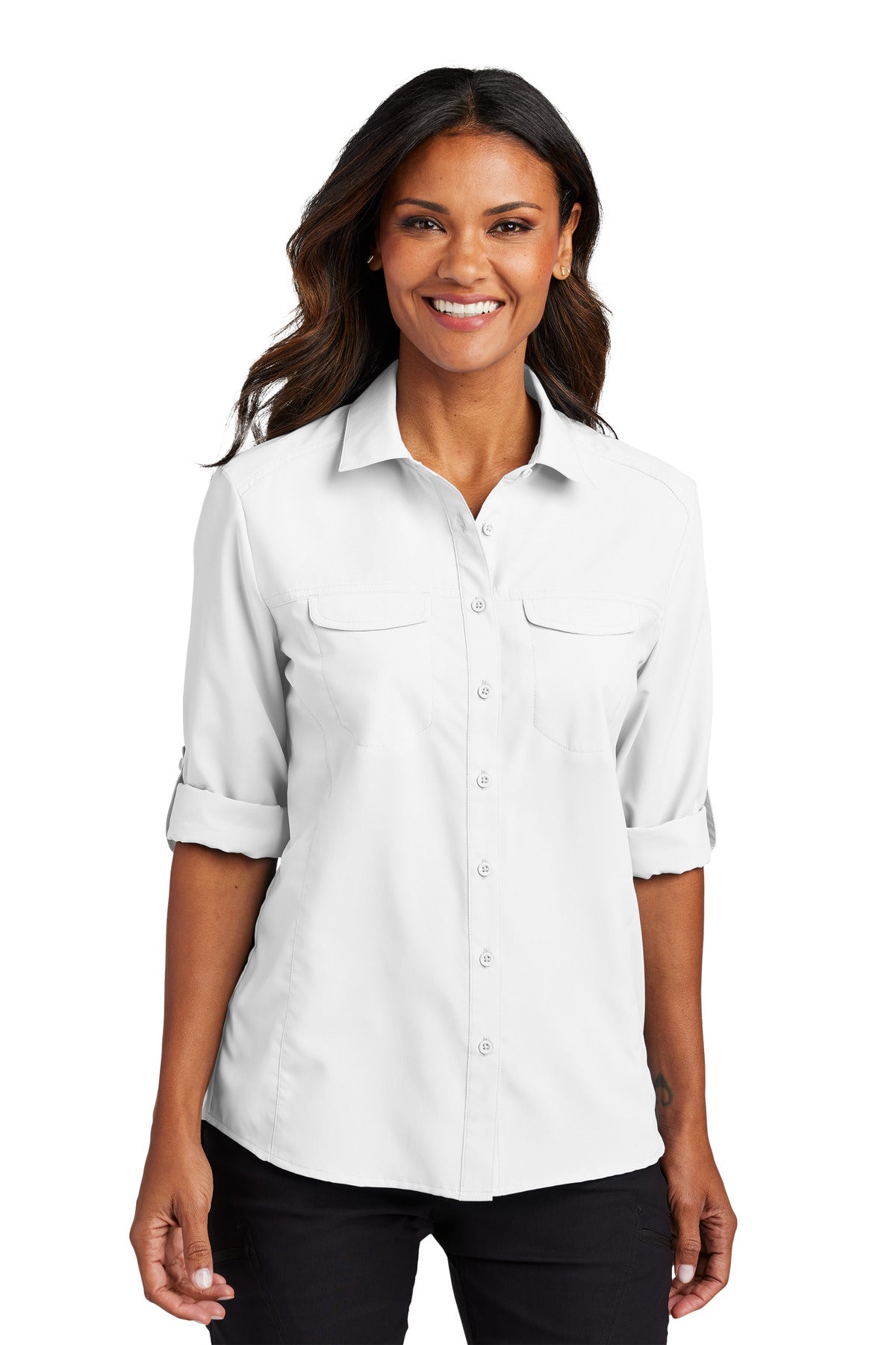 Port Authority® Women's Long Sleeve UV Daybreak Shirt LW960