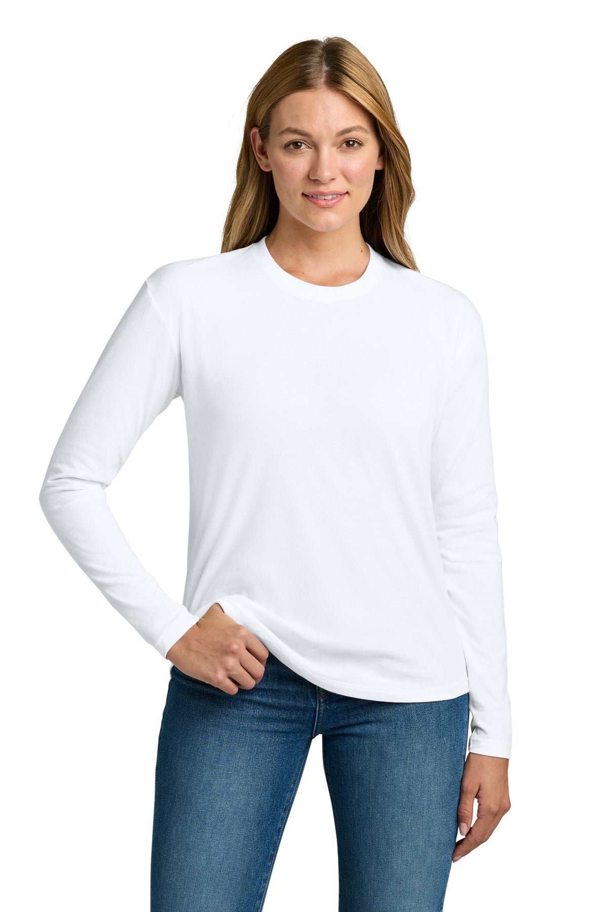 Next Level Apparel® Women's Cotton Relaxed Long Sleeve Tee NL3911