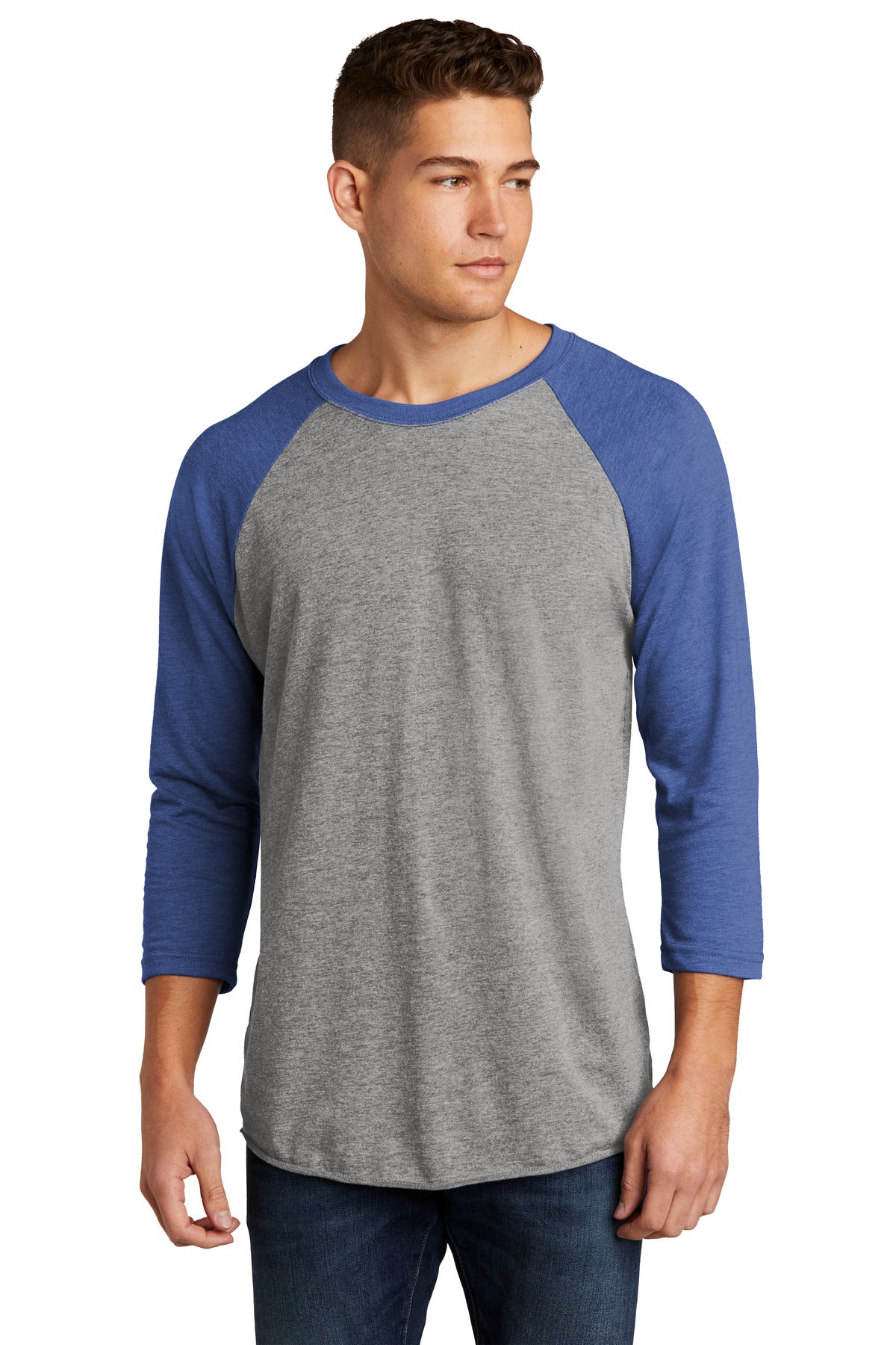 Next Level Apparel® Adult Tri-Blend 3/4-Sleeve Raglan Tee. NL6051