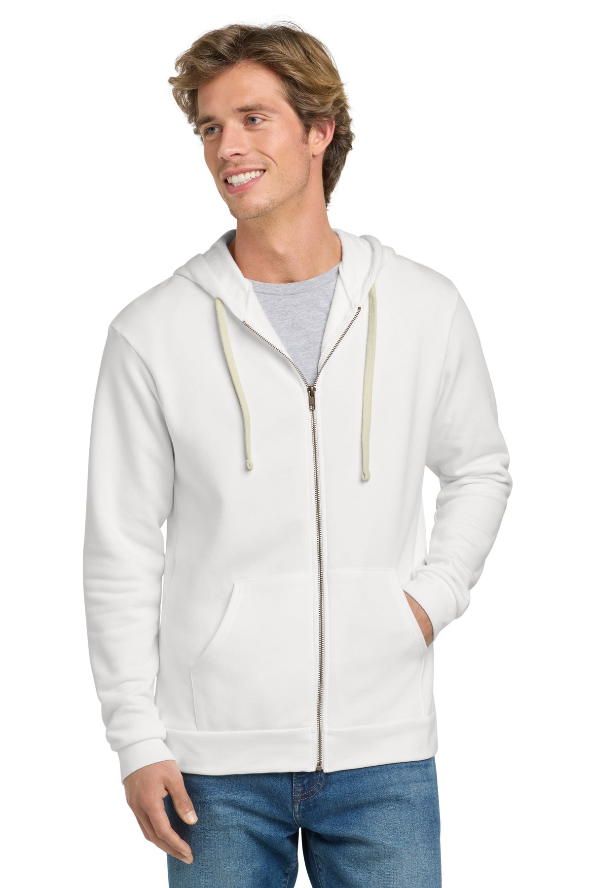 Next Level Apparel® Adult Santa Barbara Zip Hoodie. NL9602