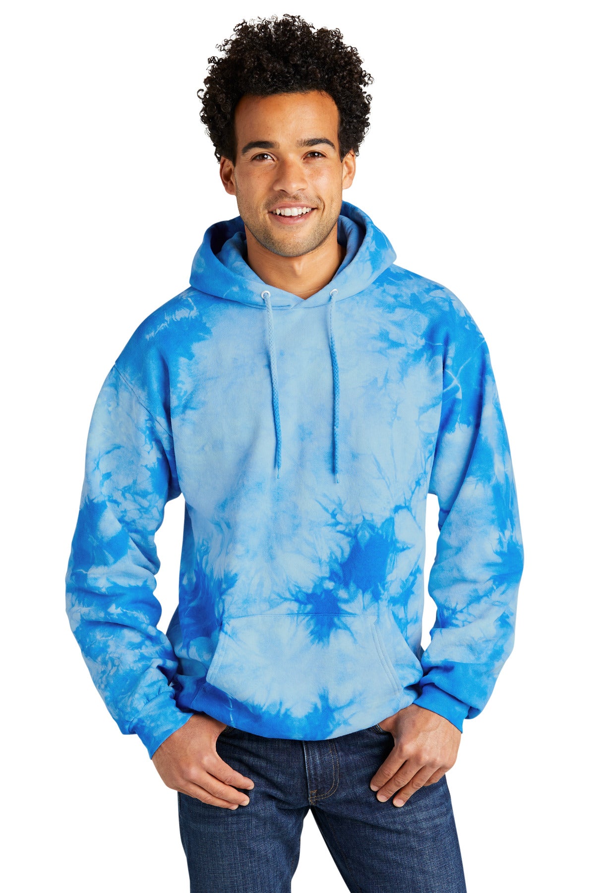 Port & Co™ Crystal Tie-Dye Pullover Hoodie PC144