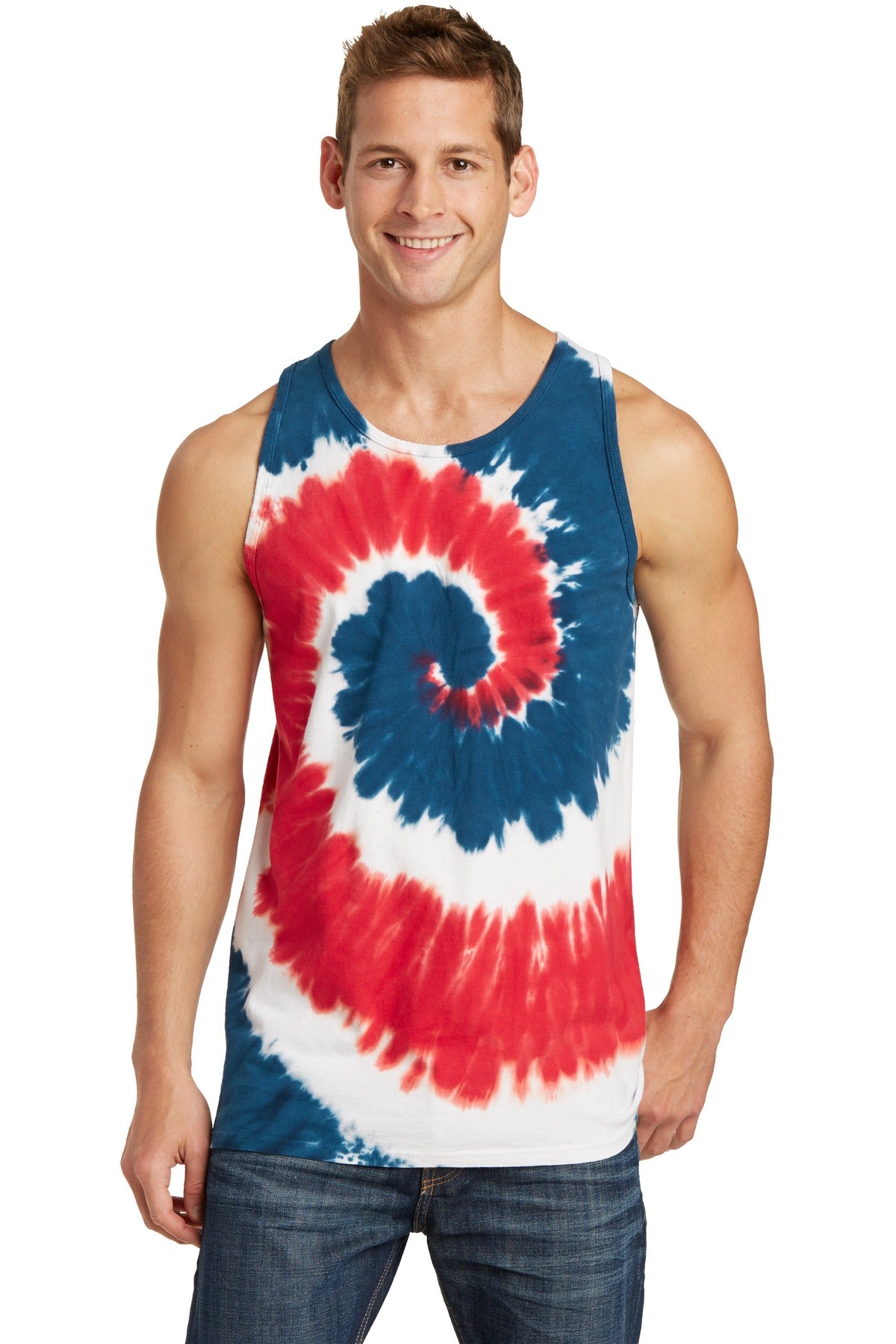 Port & Co™ Tie-Dye Tank Top. PC147TT