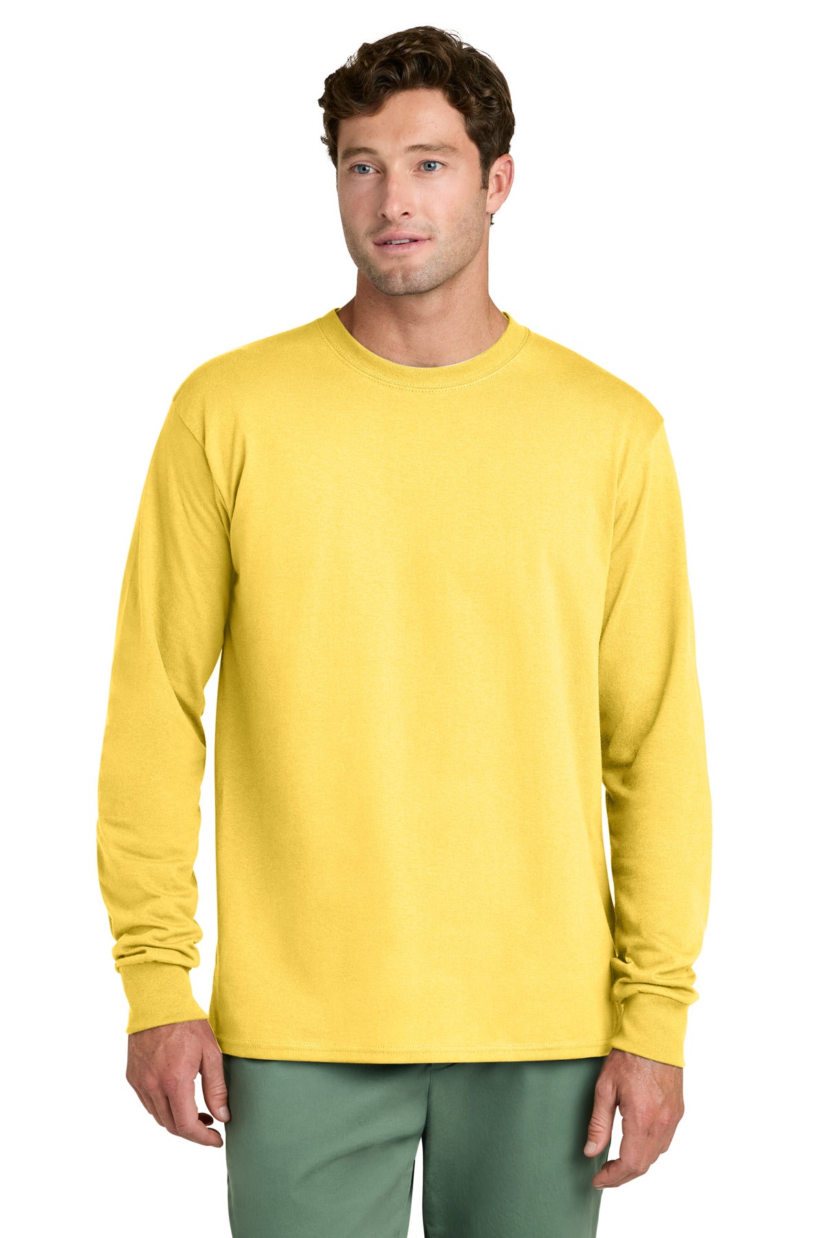 Port & Co™ Long Sleeve Core Cotton Tee. PC54LS