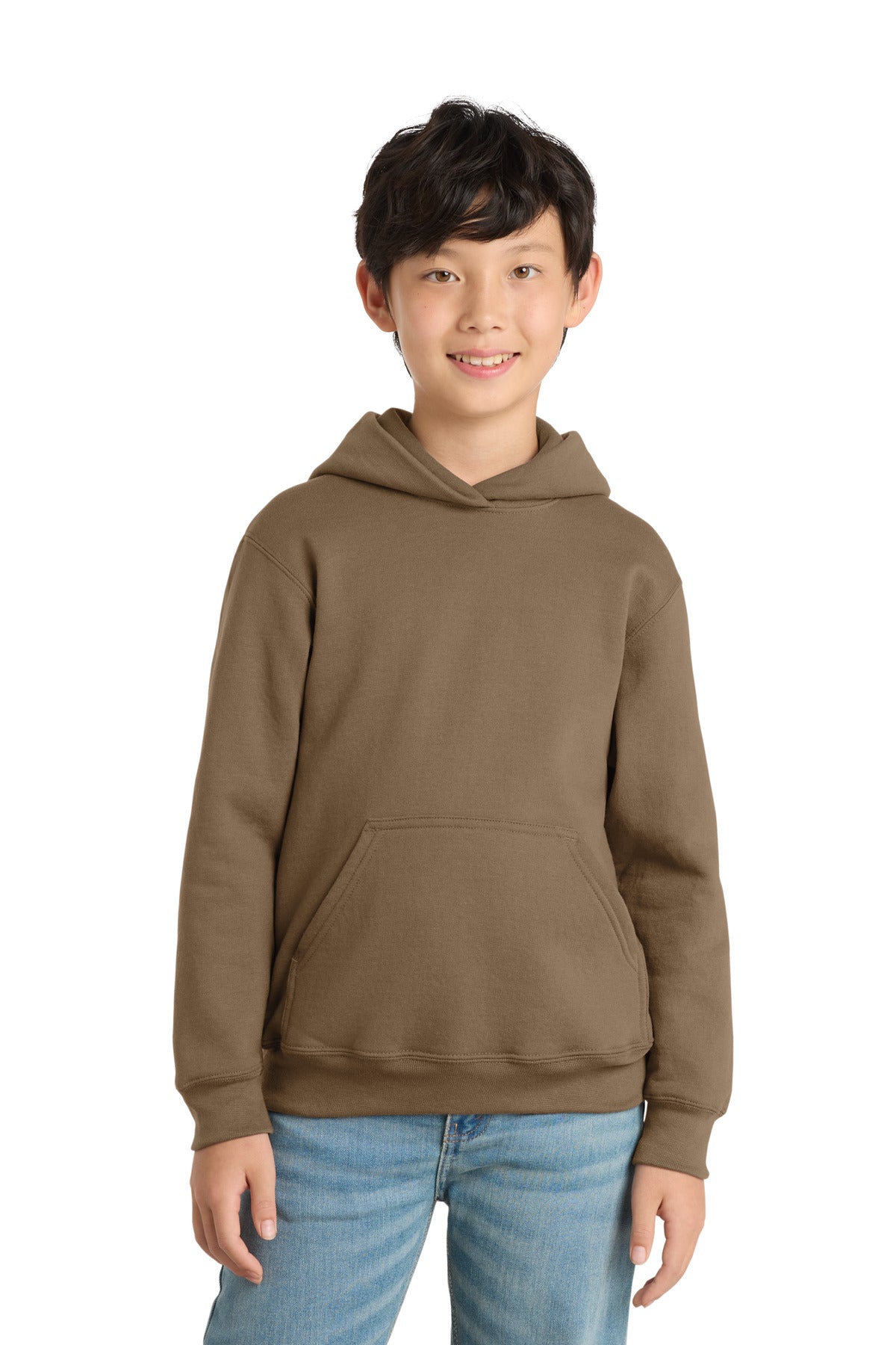 Port & Co™ Youth Core Fleece Pullover Hooded Sweatshirt. PC90YH