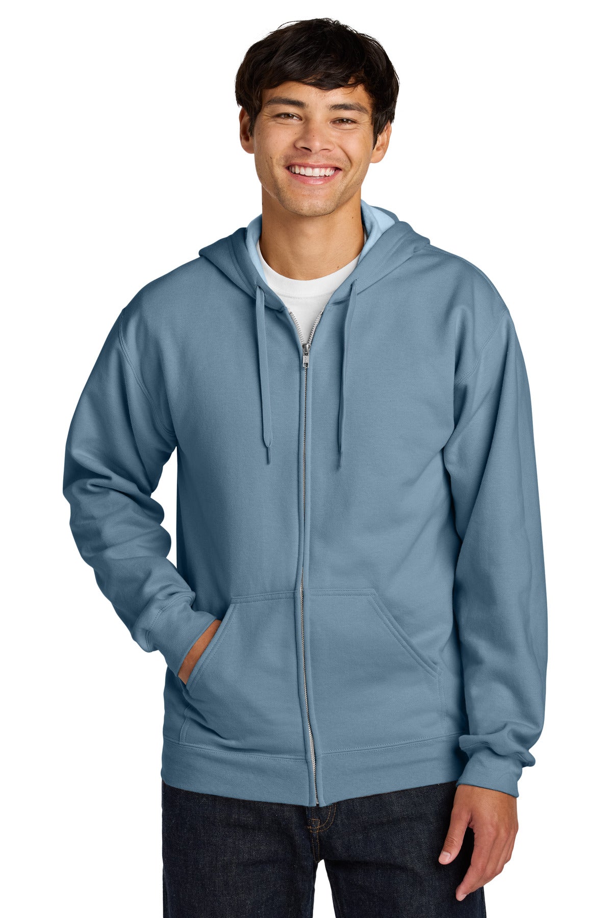 Gildan Softstyle® Midweight Fleece Full-Zip Hooded Sweatshirt SF600