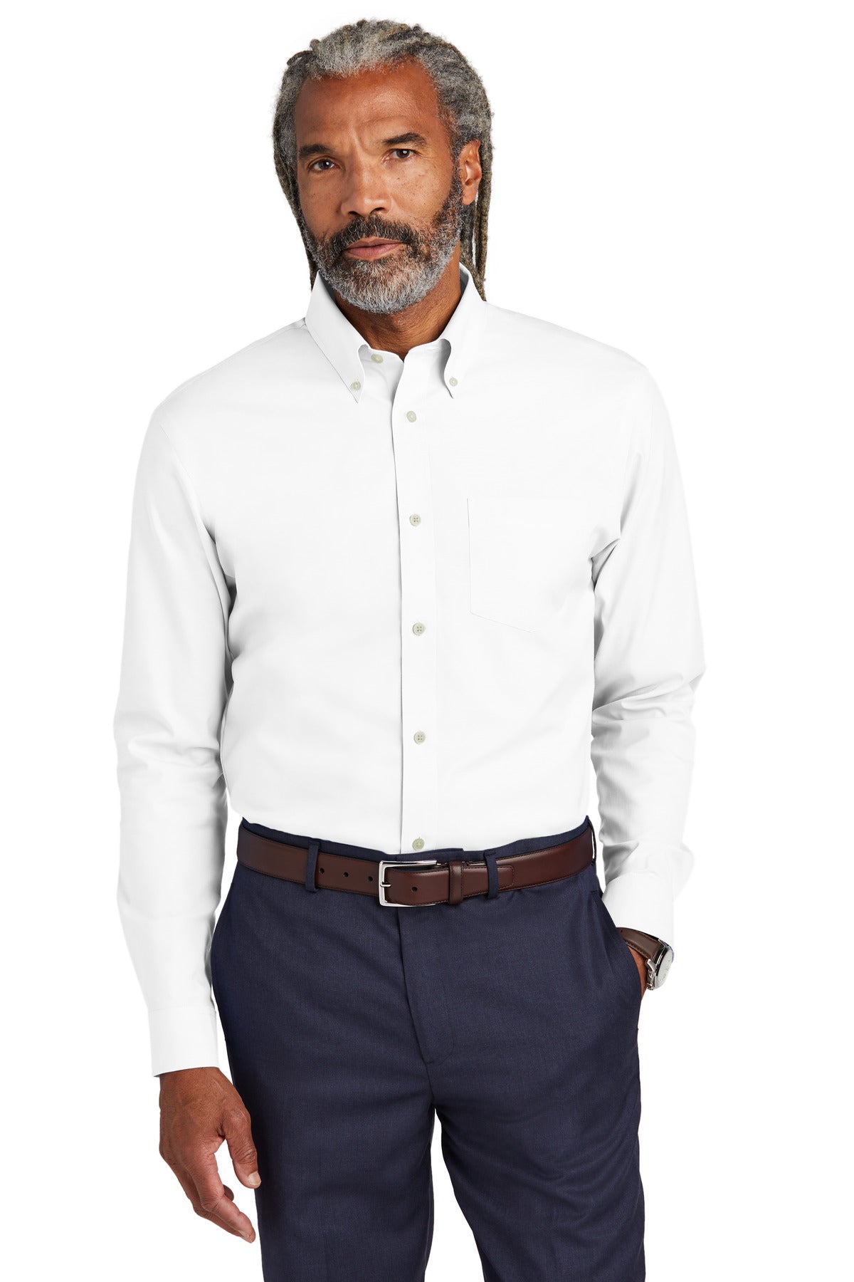 Brooks Brothers® Tall Wrinkle-Free Stretch Pinpoint Shirt TBB18000