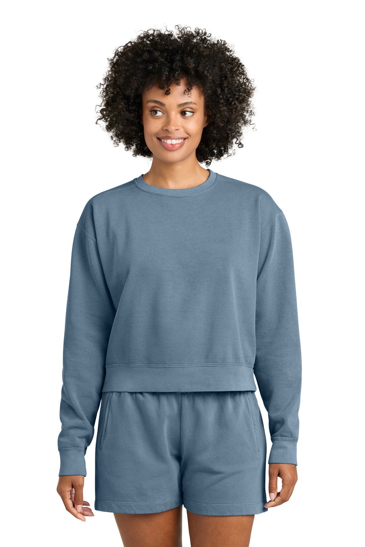 Comfort Colors® Women's Mid-Length Crewneck Sweatshirt 1566L