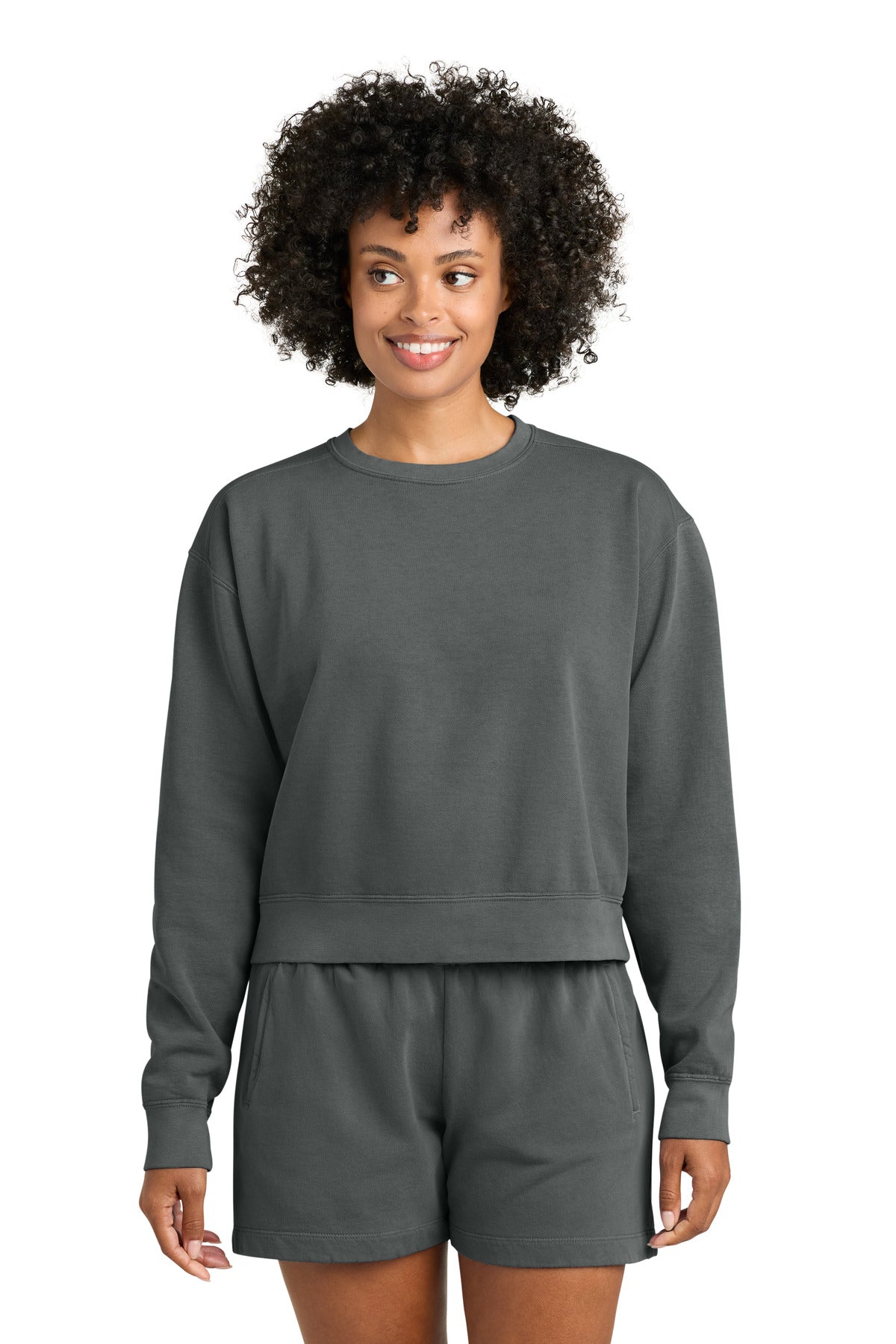 Comfort Colors® Women's Mid-Length Crewneck Sweatshirt 1566L