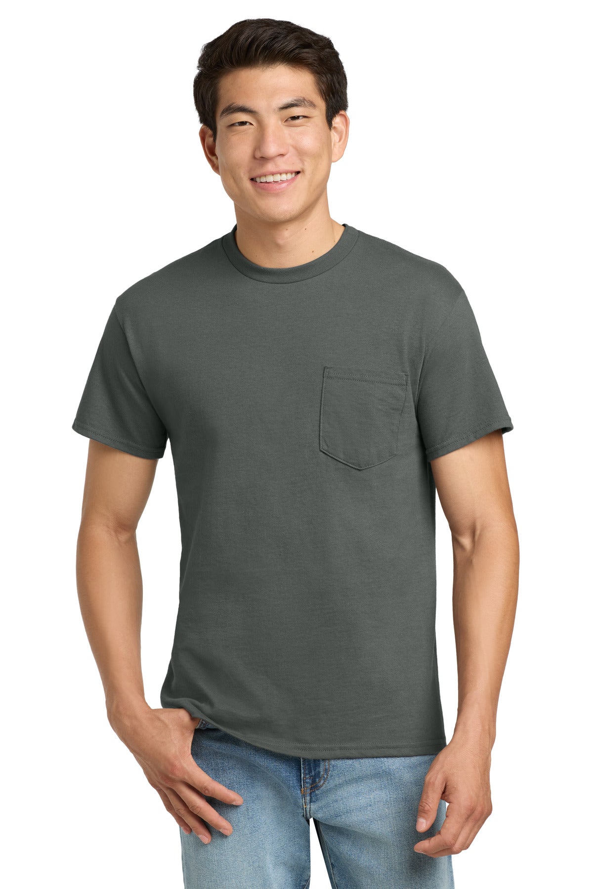 Gildan® - Ultra Cotton® 100% US Cotton T-Shirt with Pocket.  2300