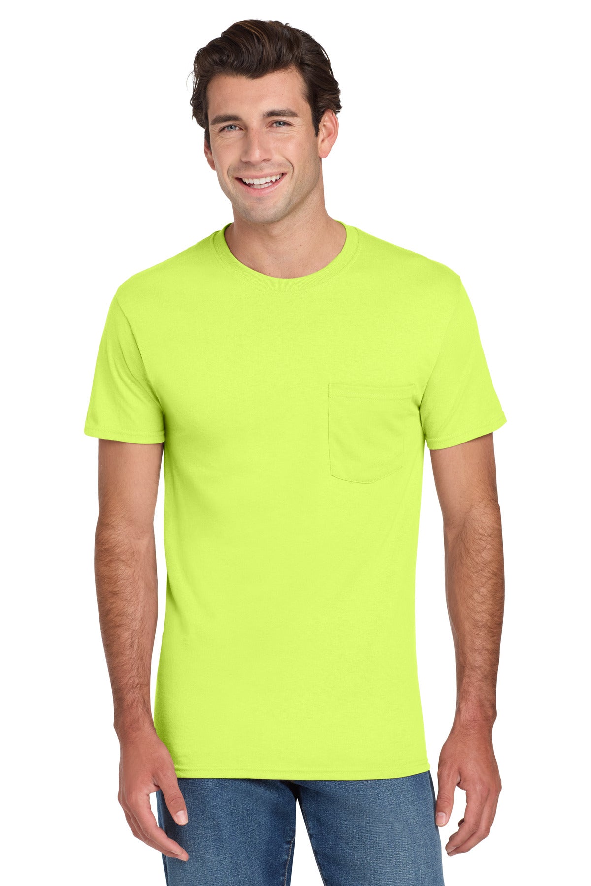 Jerzees® -  Dri-Power® 50/50 Cotton/Poly Pocket T-Shirt.  29MP