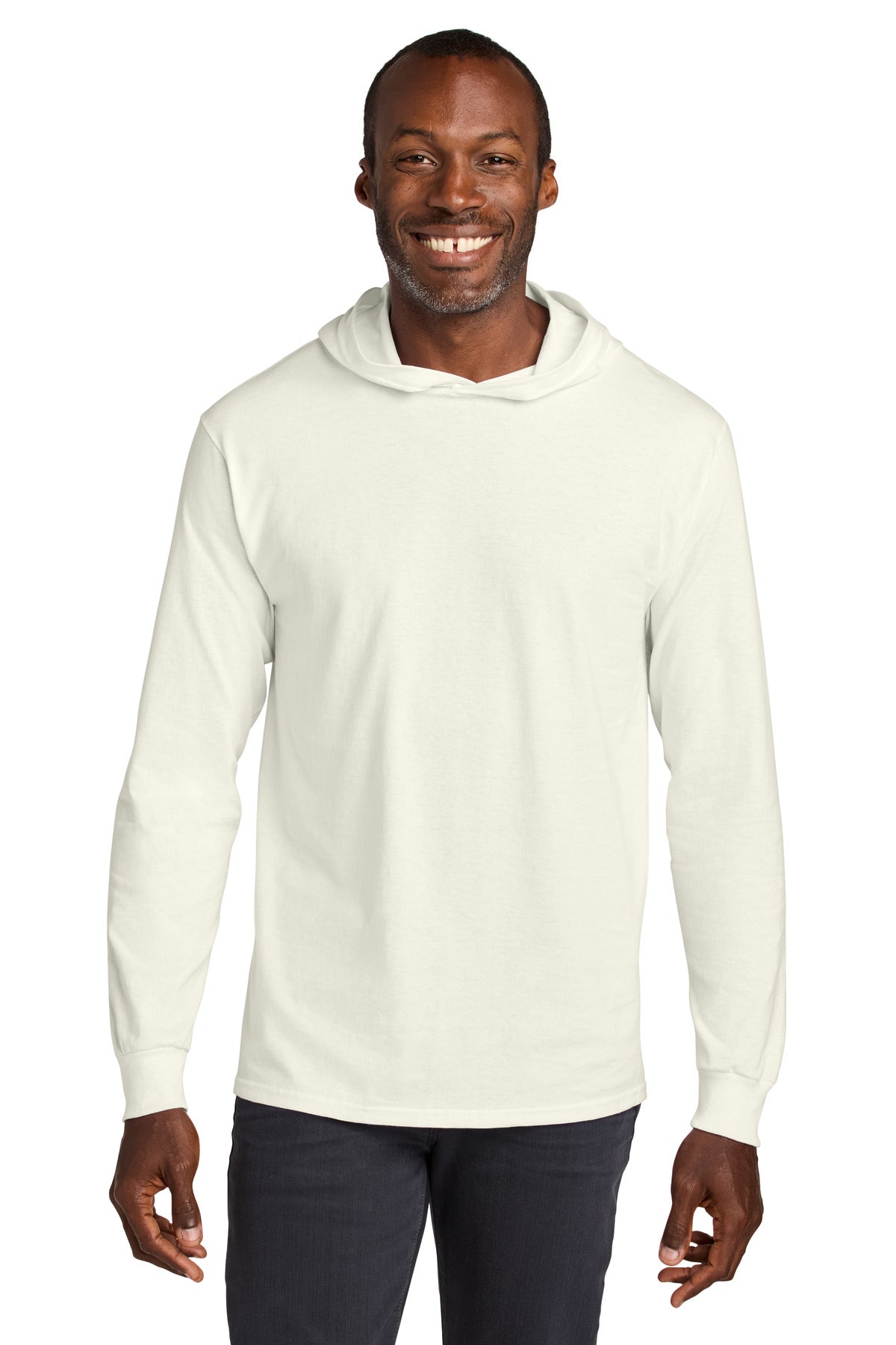 Jerzees Classics™ Unisex Cotton Long Sleeve Hooded T-Shirt 363LH
