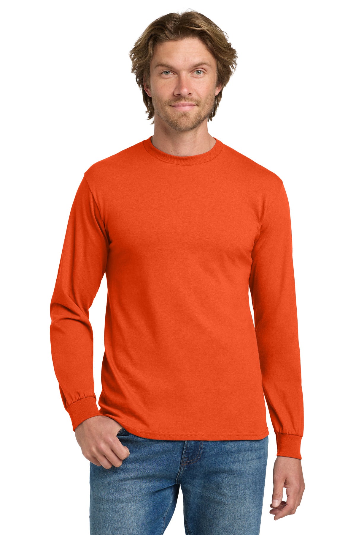 Gildan® - Heavy Cotton™ 100% Cotton Long Sleeve T-Shirt.  5400