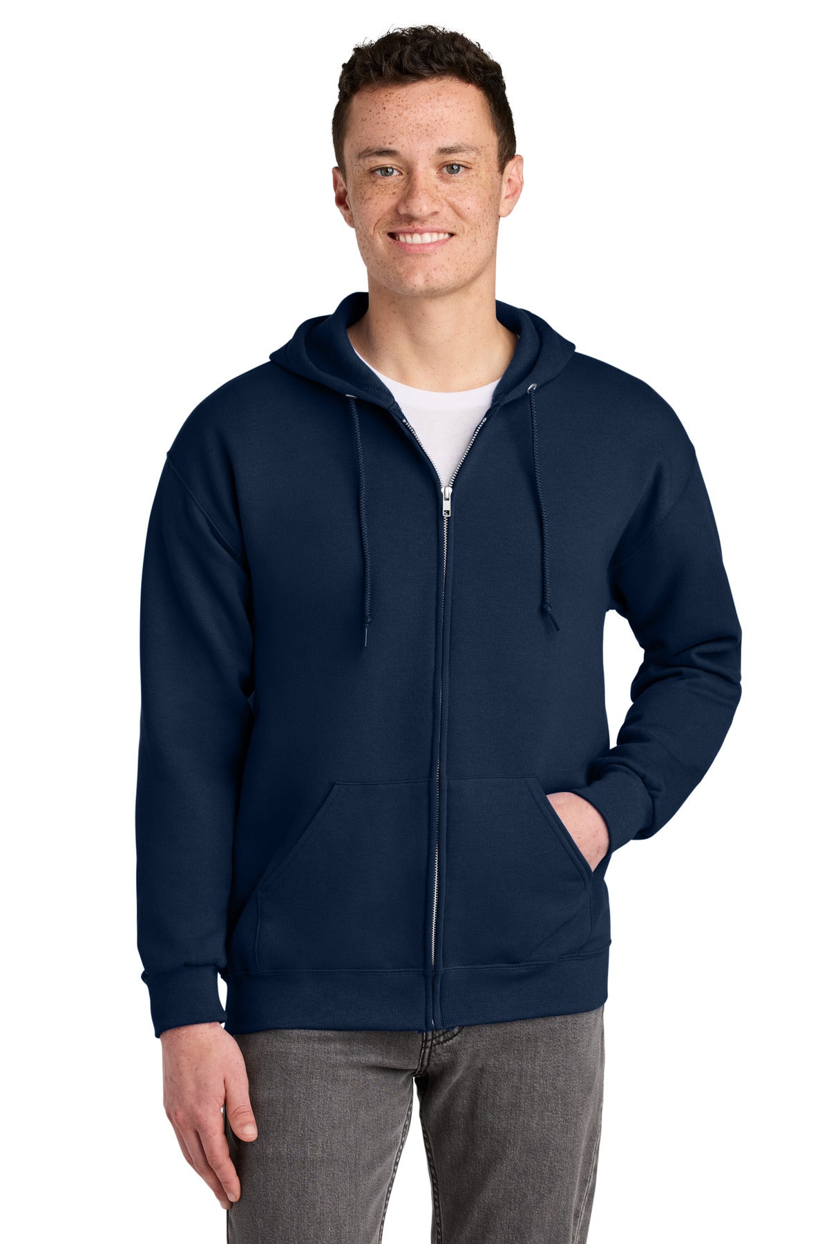 Jerzees® - NuBlend® Full-Zip Hooded Sweatshirt.  993M