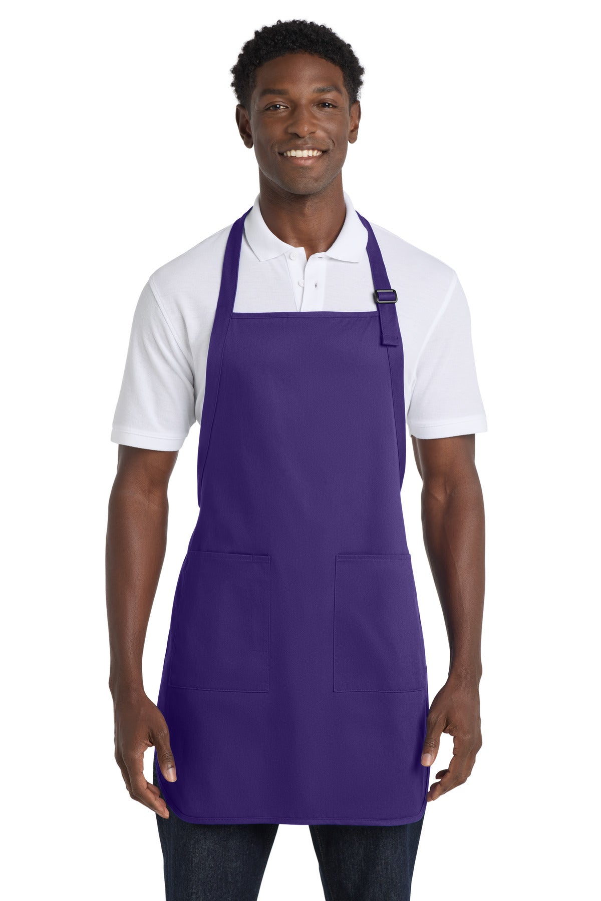 Port Authority® Full-Length Apron with Pockets.  A500
