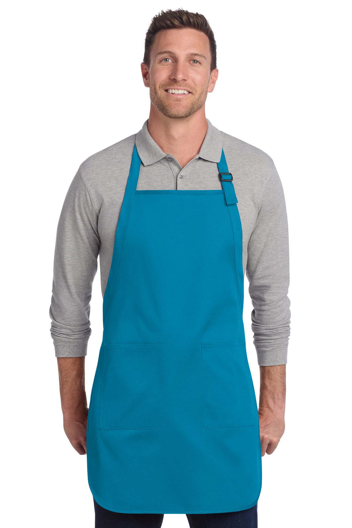 Port Authority ® Full-Length Two-Pocket Bib Apron. A600