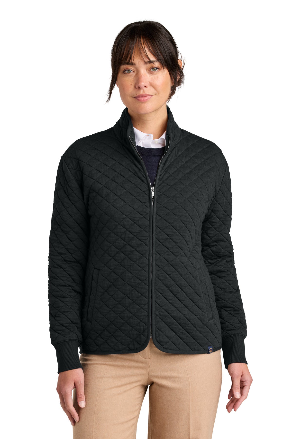 Brooks Brothers® Women's Diamond Quilt Full-Zip BB18213