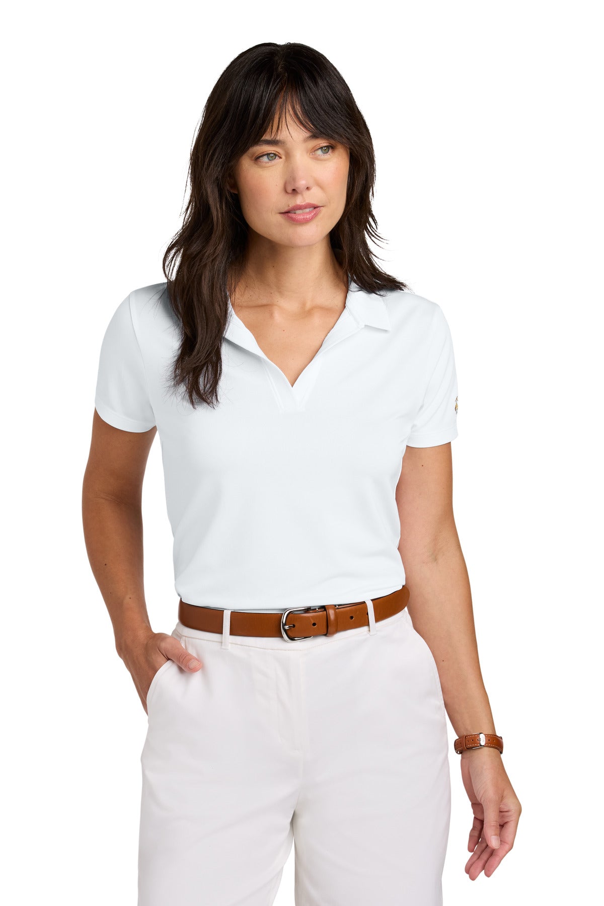 Brooks Brothers® Women's Mesh Pique Performance Polo BB18221