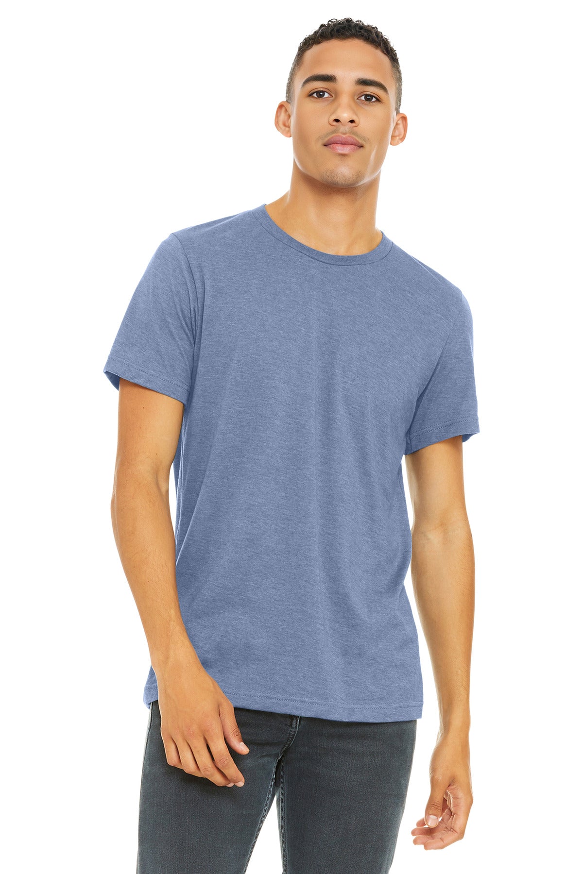 BELLA+CANVAS ® Unisex Heather CVC Short Sleeve Tee. BC3001CVC