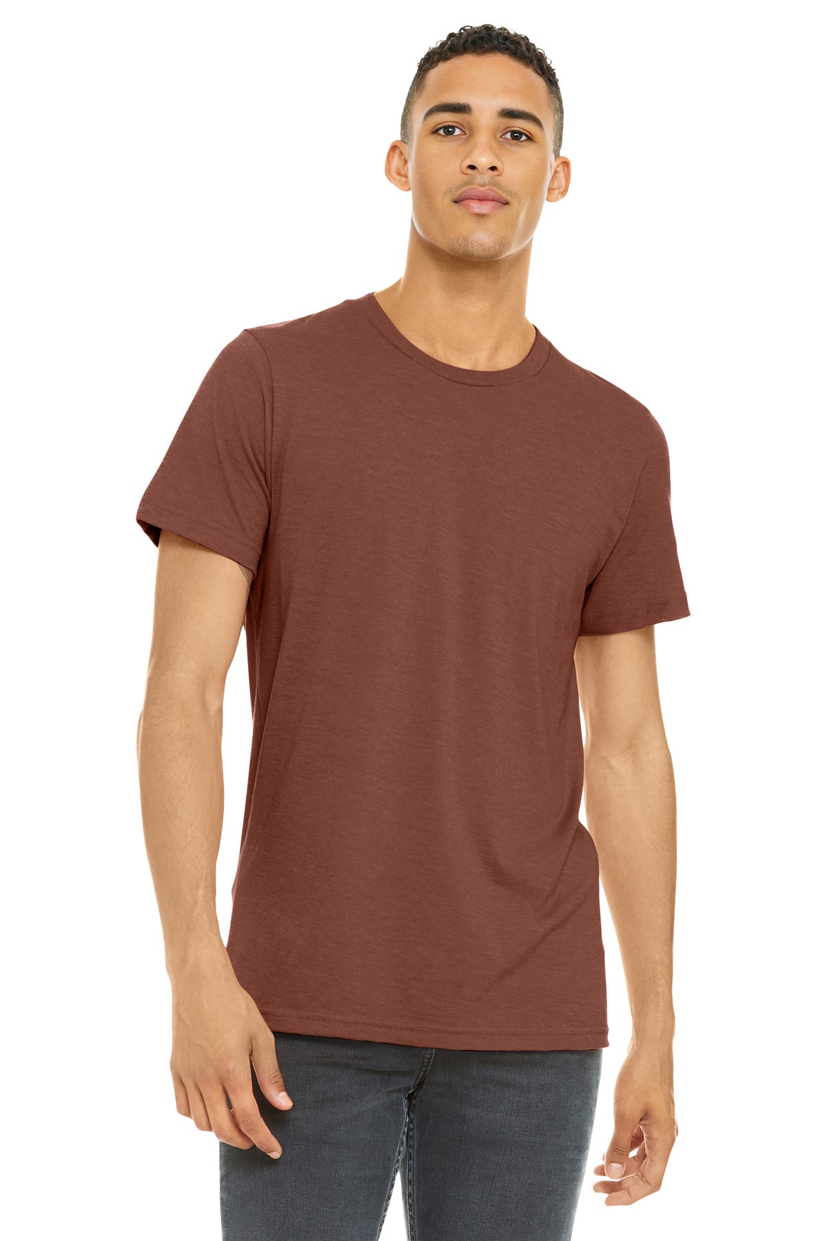 BELLA+CANVAS ® Unisex Heather CVC Short Sleeve Tee. BC3001CVC