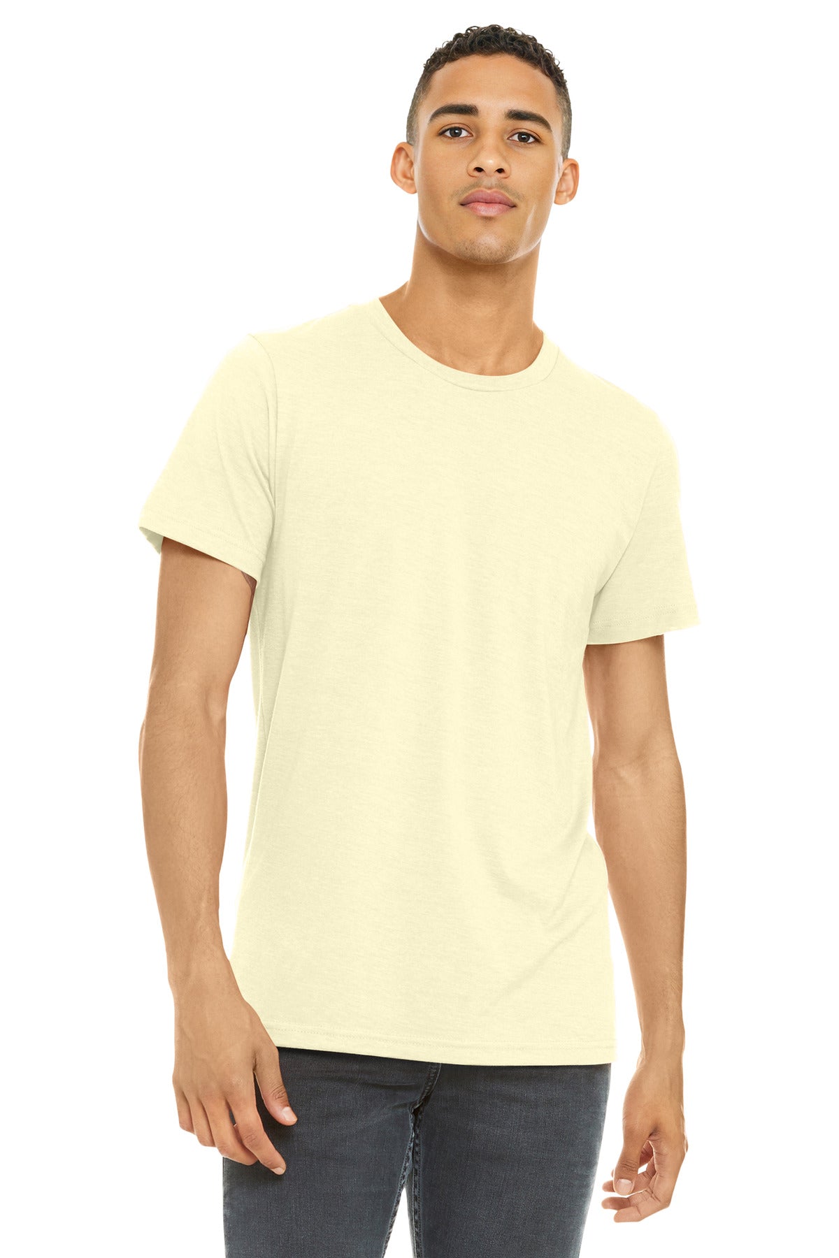 BELLA+CANVAS ® Unisex Heather CVC Short Sleeve Tee. BC3001CVC