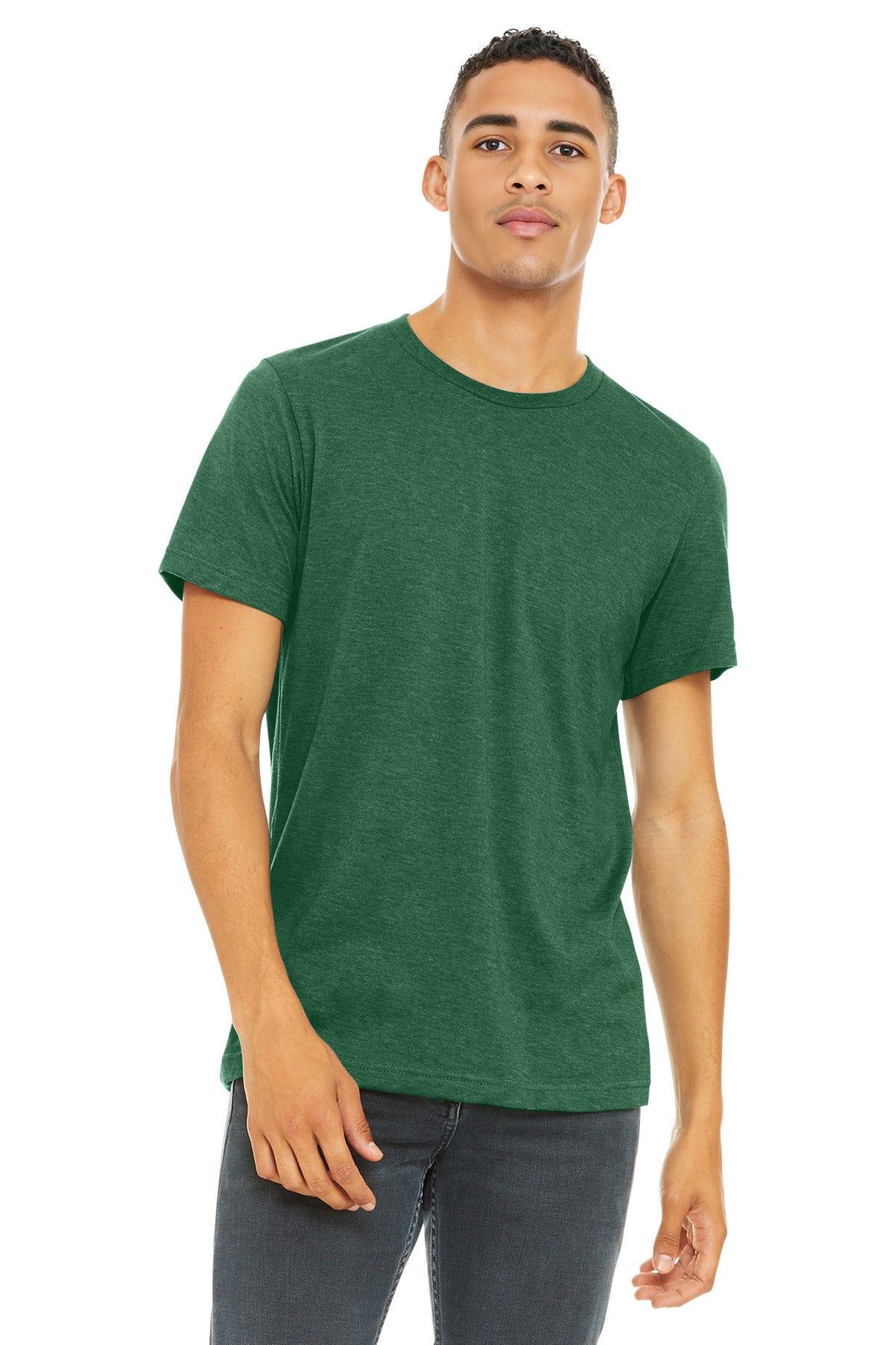 BELLA+CANVAS ® Unisex Heather CVC Short Sleeve Tee. BC3001CVC