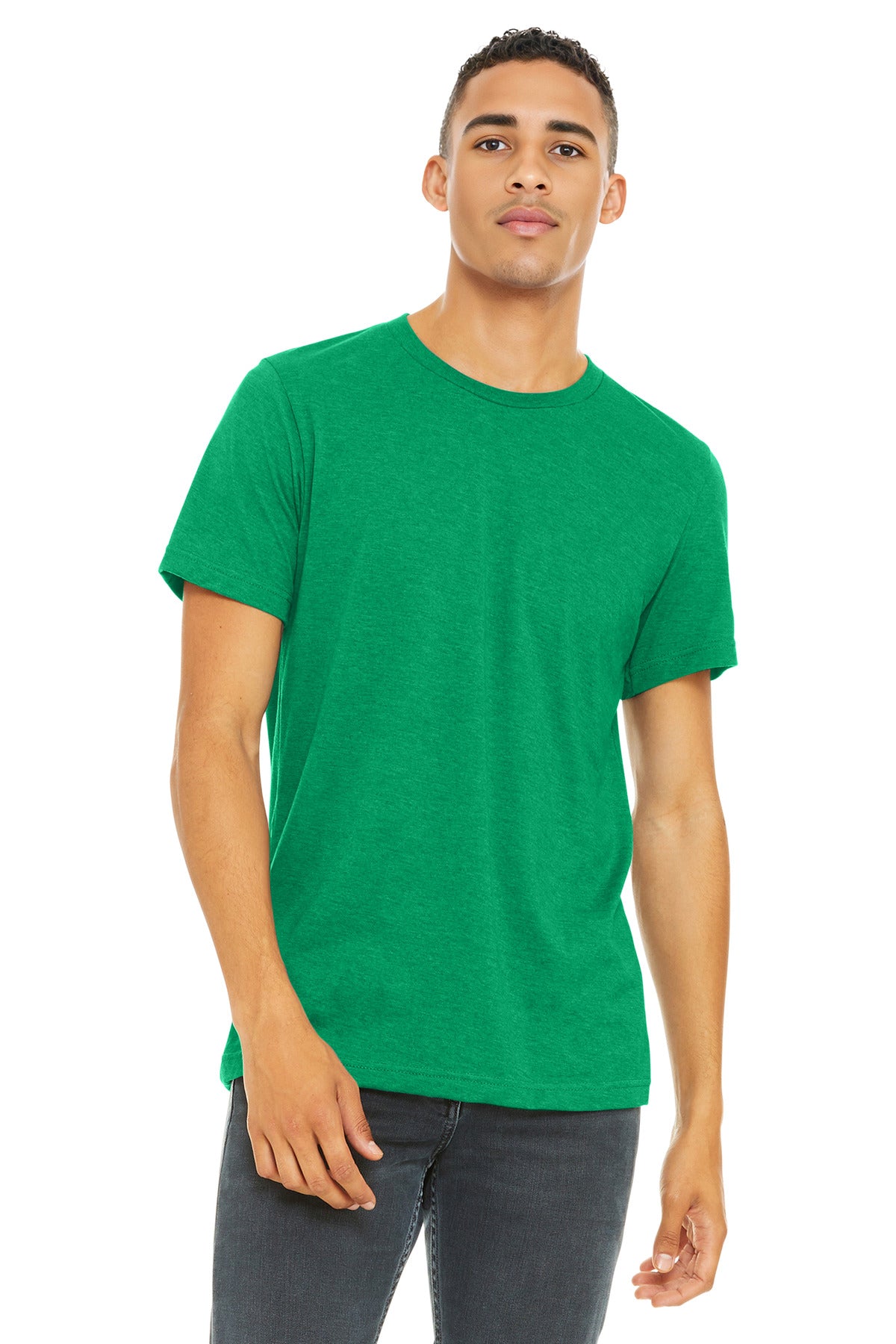 BELLA+CANVAS ® Unisex Heather CVC Short Sleeve Tee. BC3001CVC