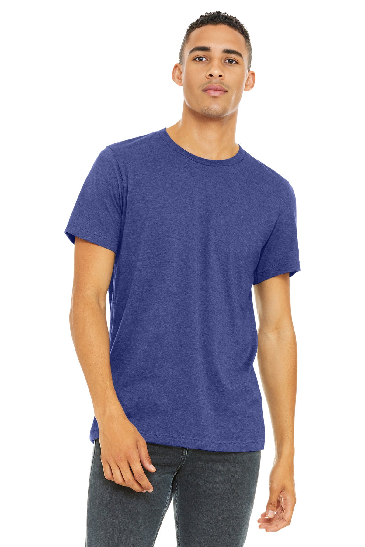 BELLA+CANVAS ® Unisex Heather CVC Short Sleeve Tee. BC3001CVC