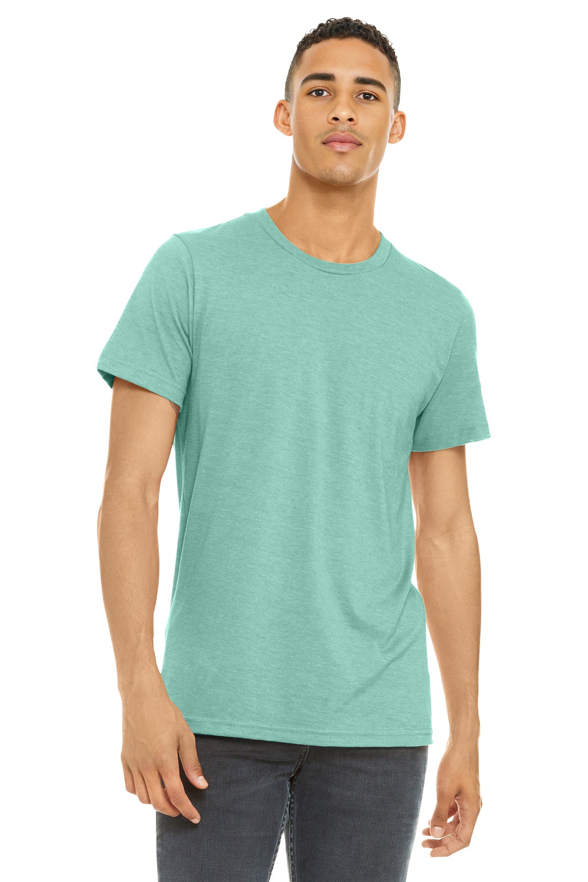 BELLA+CANVAS ® Unisex Heather CVC Short Sleeve Tee. BC3001CVC