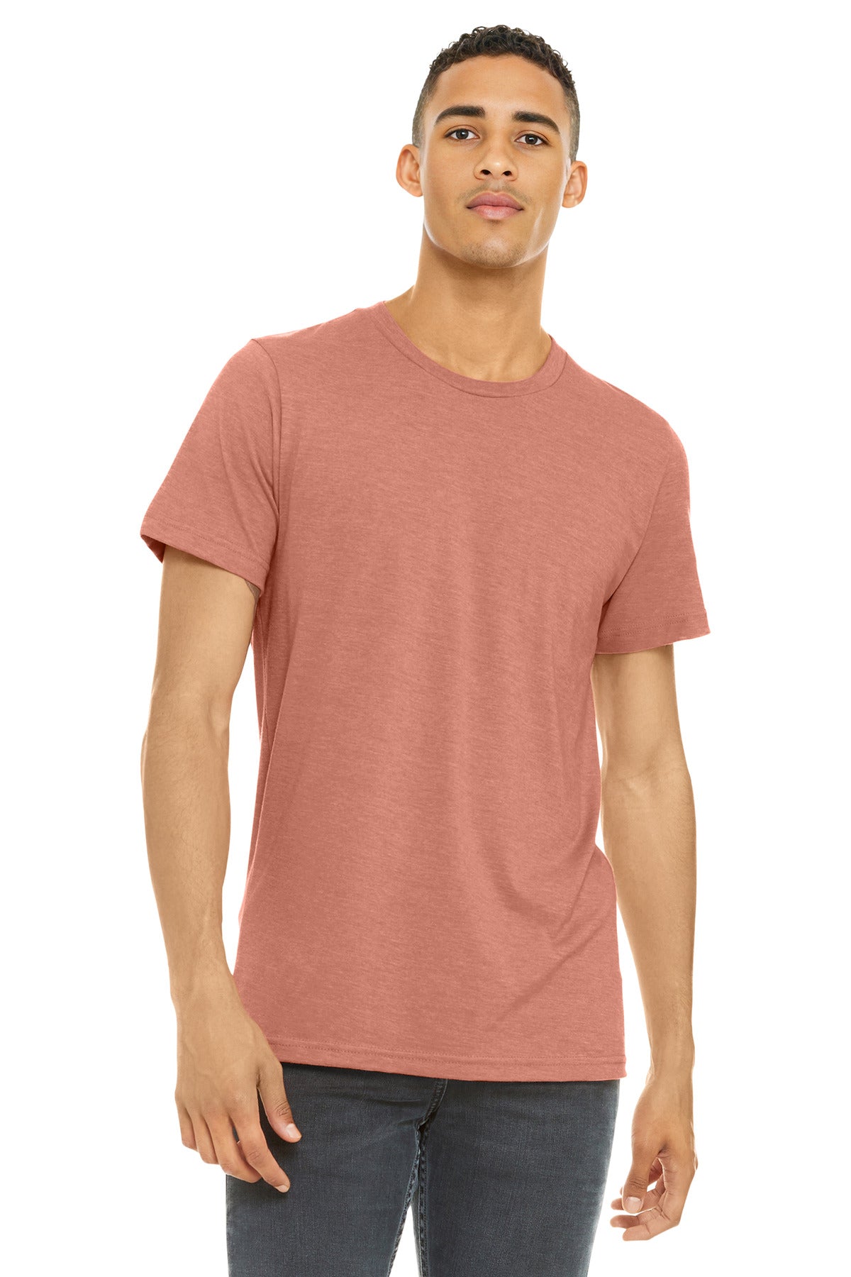 BELLA+CANVAS ® Unisex Heather CVC Short Sleeve Tee. BC3001CVC
