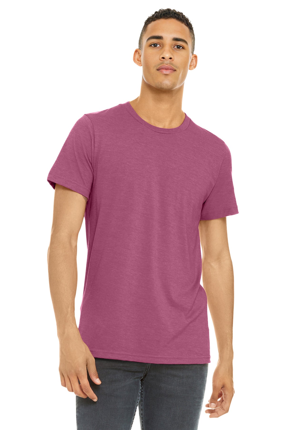 BELLA+CANVAS ® Unisex Heather CVC Short Sleeve Tee. BC3001CVC