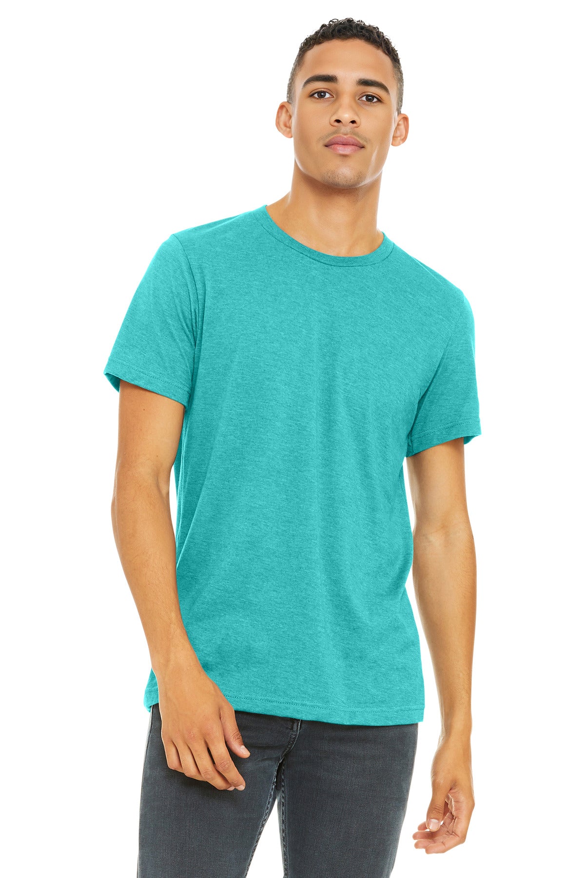 BELLA+CANVAS ® Unisex Heather CVC Short Sleeve Tee. BC3001CVC