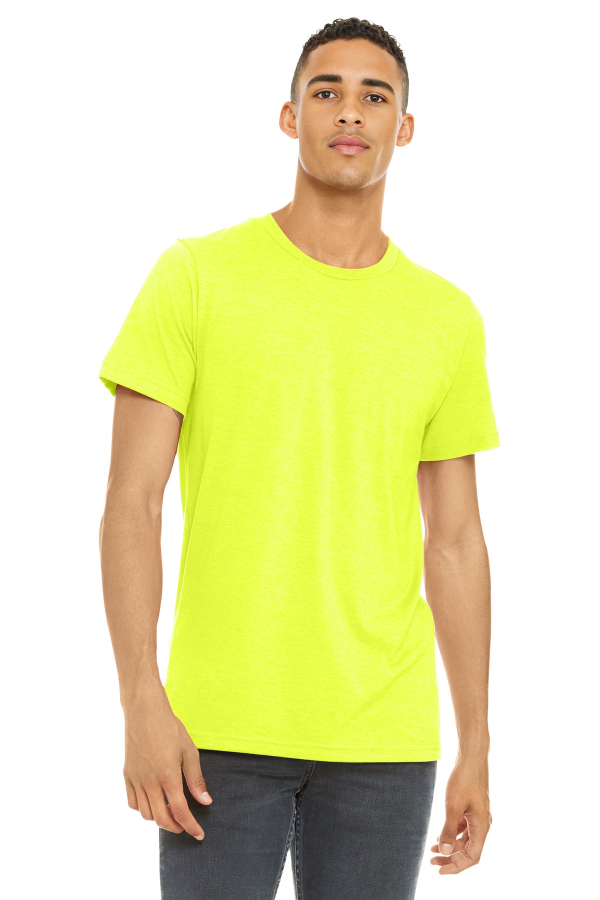 BELLA+CANVAS ® Unisex Heather CVC Short Sleeve Tee. BC3001CVC