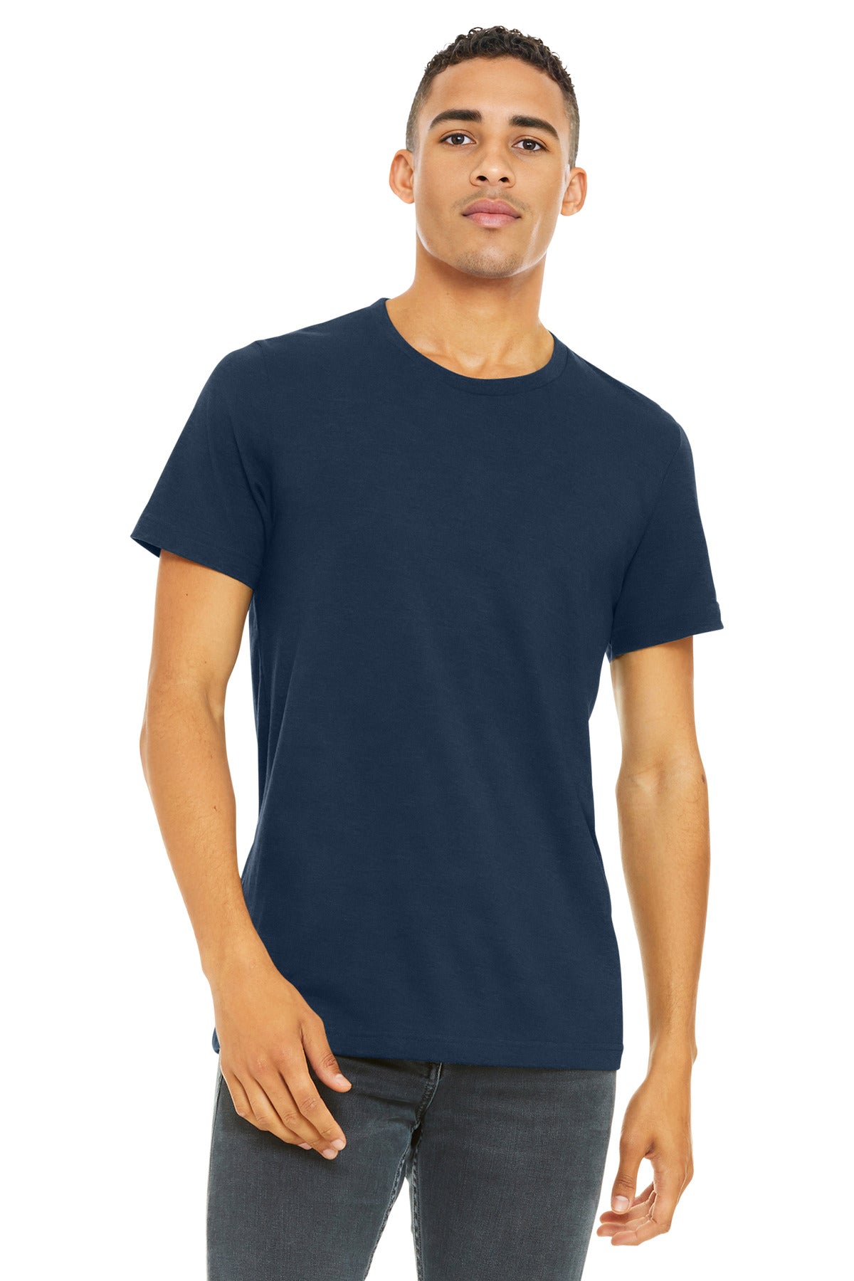 BELLA+CANVAS ® Unisex Heather CVC Short Sleeve Tee. BC3001CVC