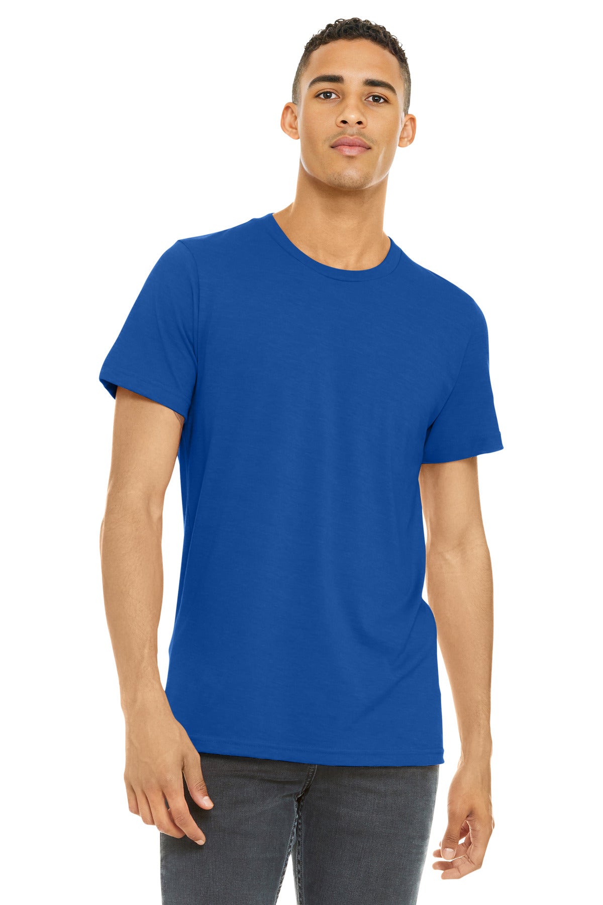 BELLA+CANVAS ® Unisex Heather CVC Short Sleeve Tee. BC3001CVC