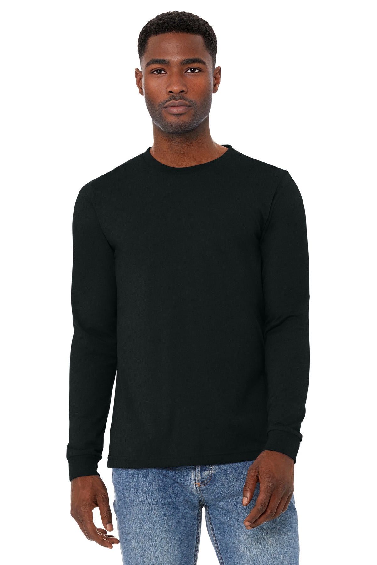 BELLA+CANVAS® Unisex Heather CVC Long Sleeve Tee BC3501CVC