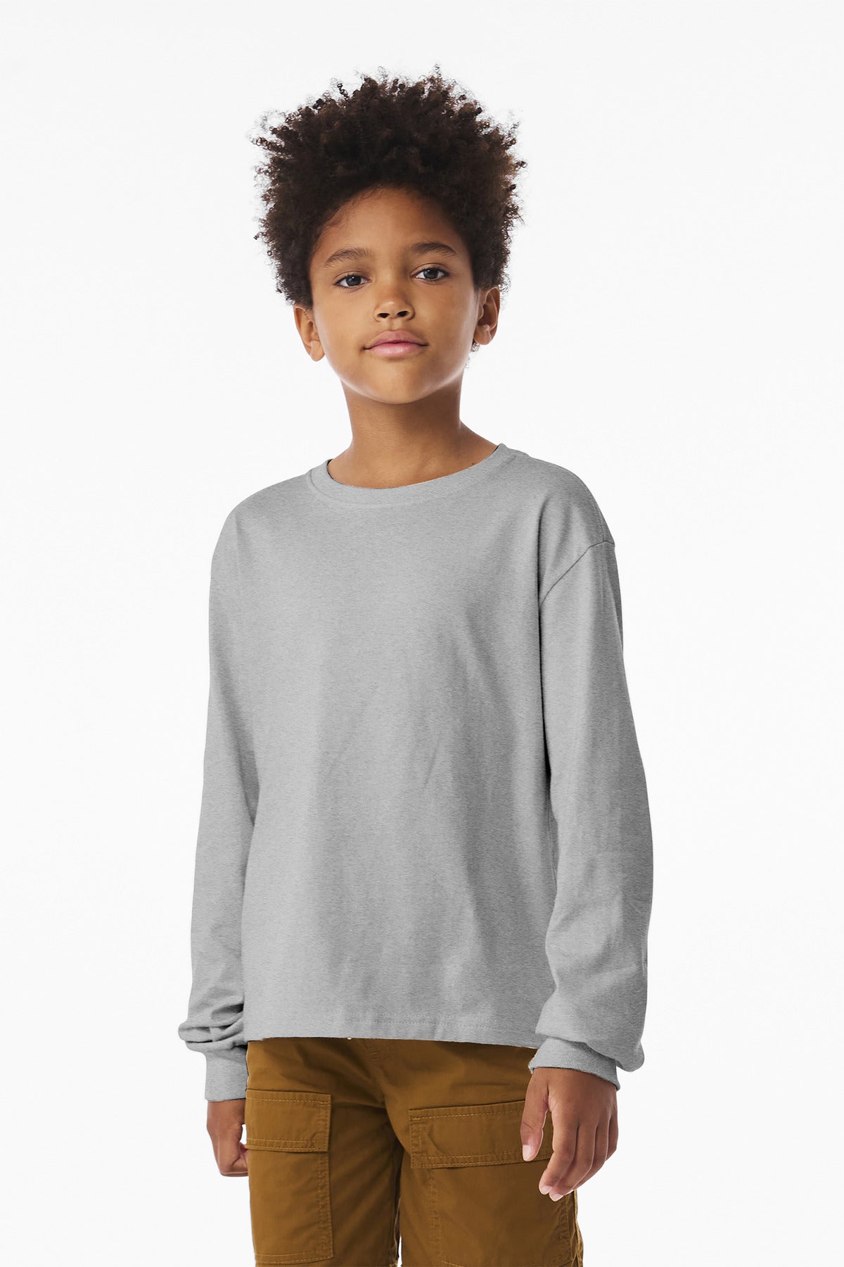 BELLA+CANVAS® Youth 6-Ounce Heavyweight Long Sleeve Tee BC3511Y