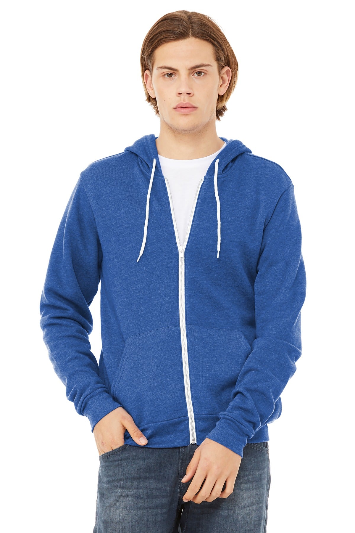 BELLA+CANVAS ® Unisex Sponge Fleece Full-Zip Hoodie. BC3739