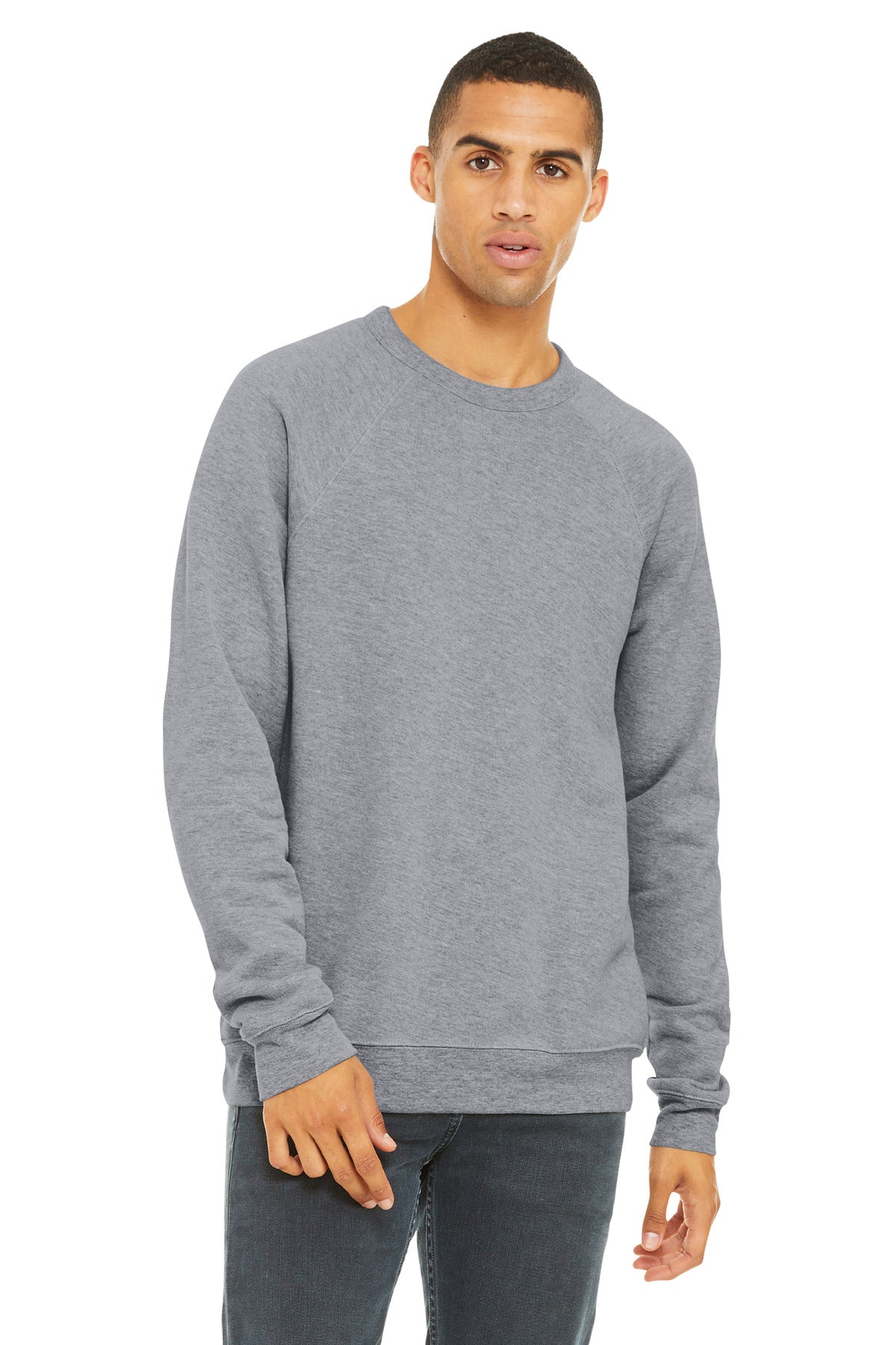 BELLA+CANVAS ® Unisex Sponge Fleece Raglan Sweatshirt. BC3901