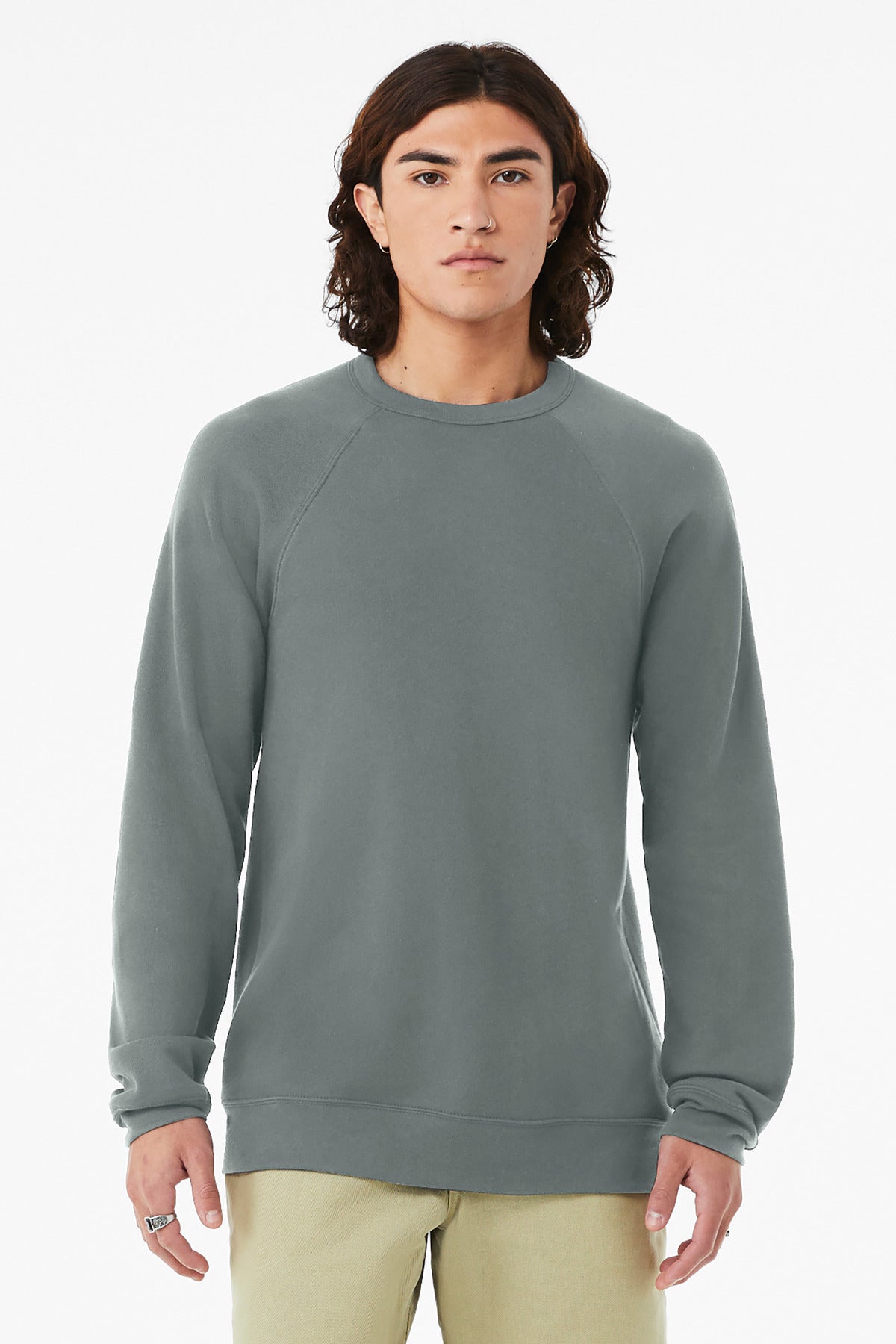 BELLA+CANVAS ® Unisex Sponge Fleece Raglan Sweatshirt. BC3901