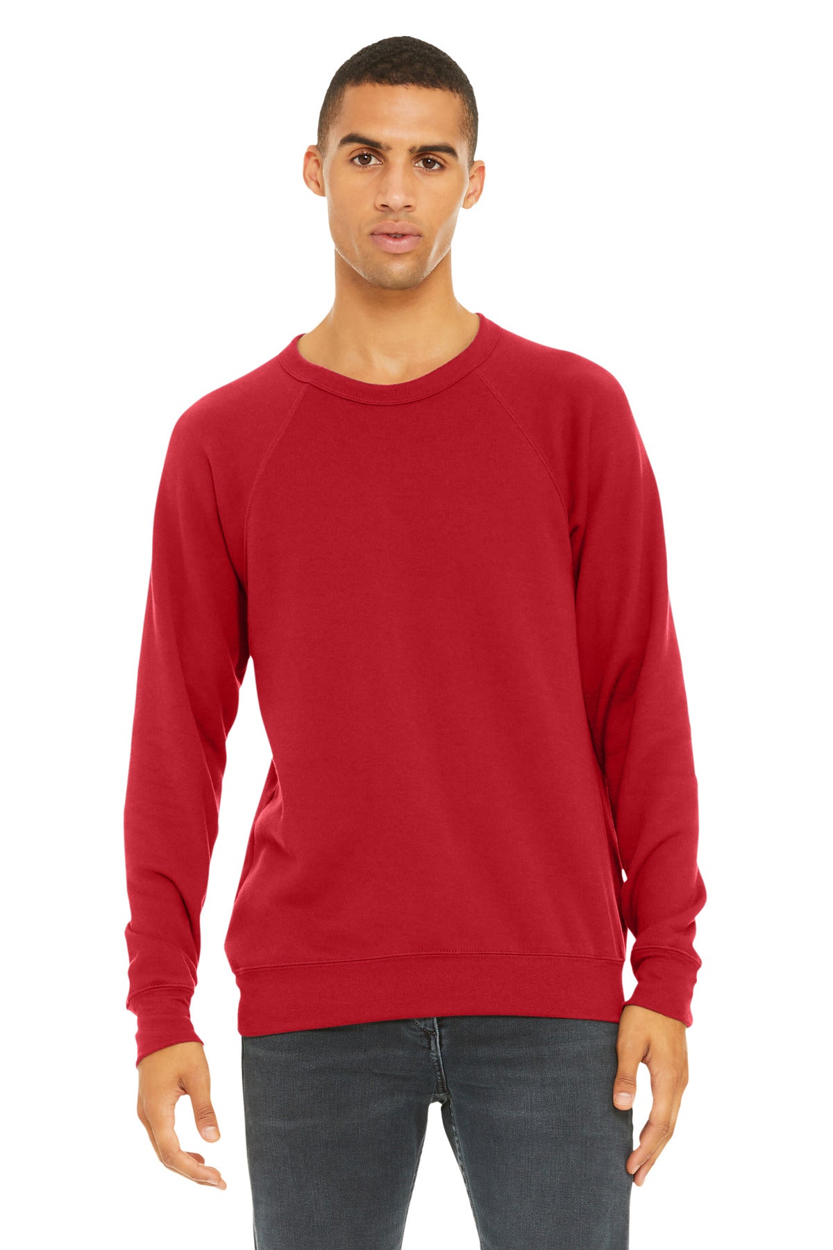 BELLA+CANVAS ® Unisex Sponge Fleece Raglan Sweatshirt. BC3901