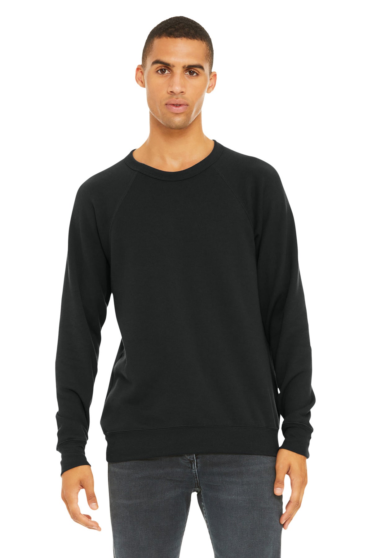 BELLA+CANVAS ® Unisex Sponge Fleece Raglan Sweatshirt. BC3901
