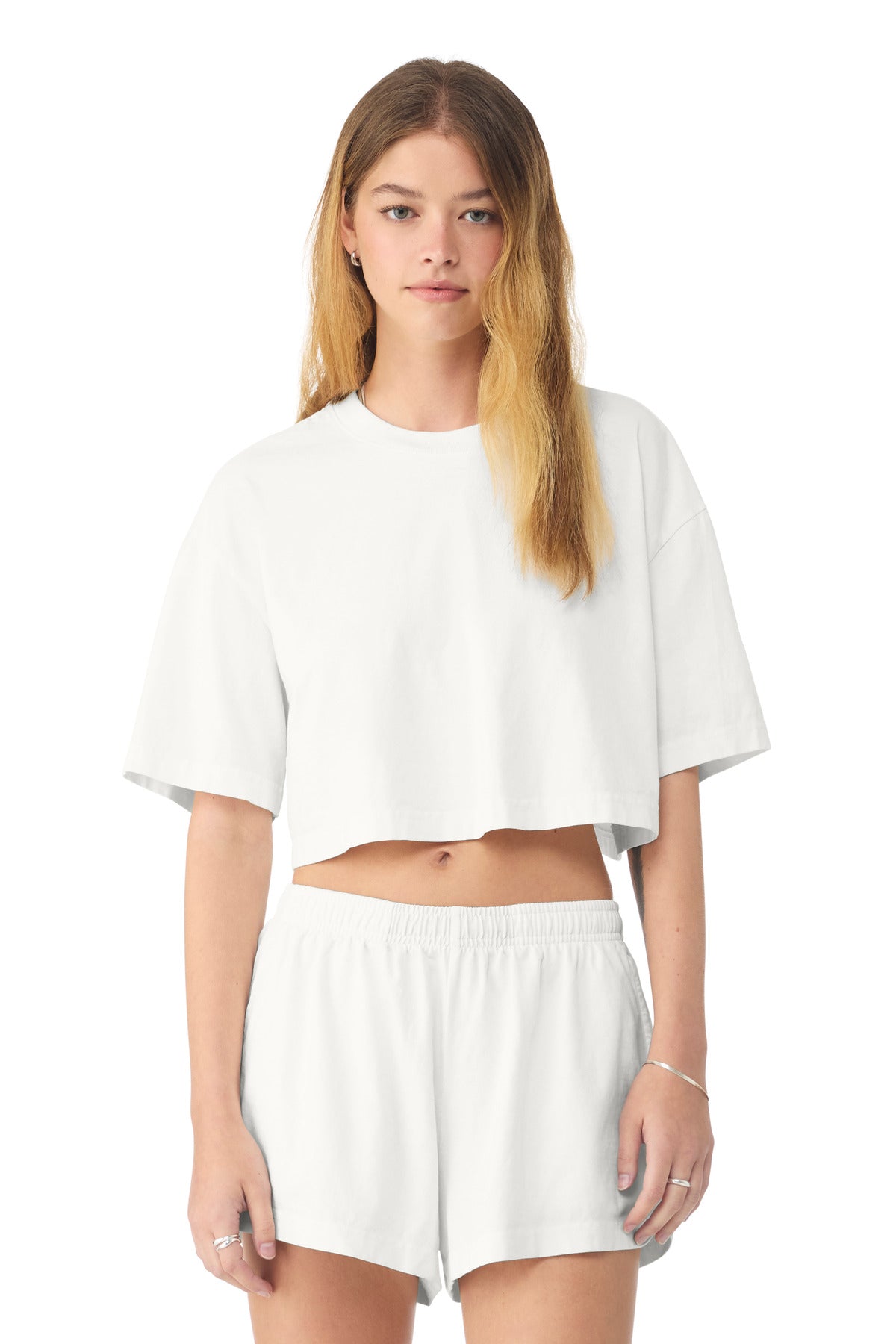 BELLA+CANVAS® Women's Heavyweight Garment-Dyed Cropped Tee BC6882GD