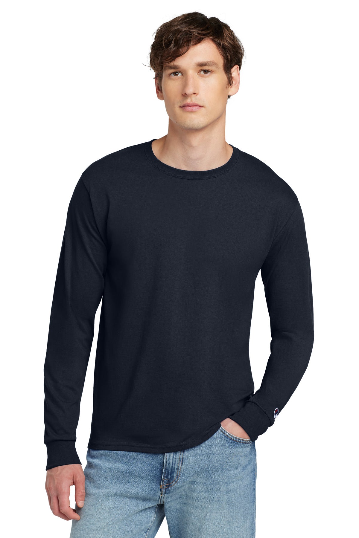 Champion ® Heritage 5.2-Oz. Jersey Long Sleeve Tee CC8C