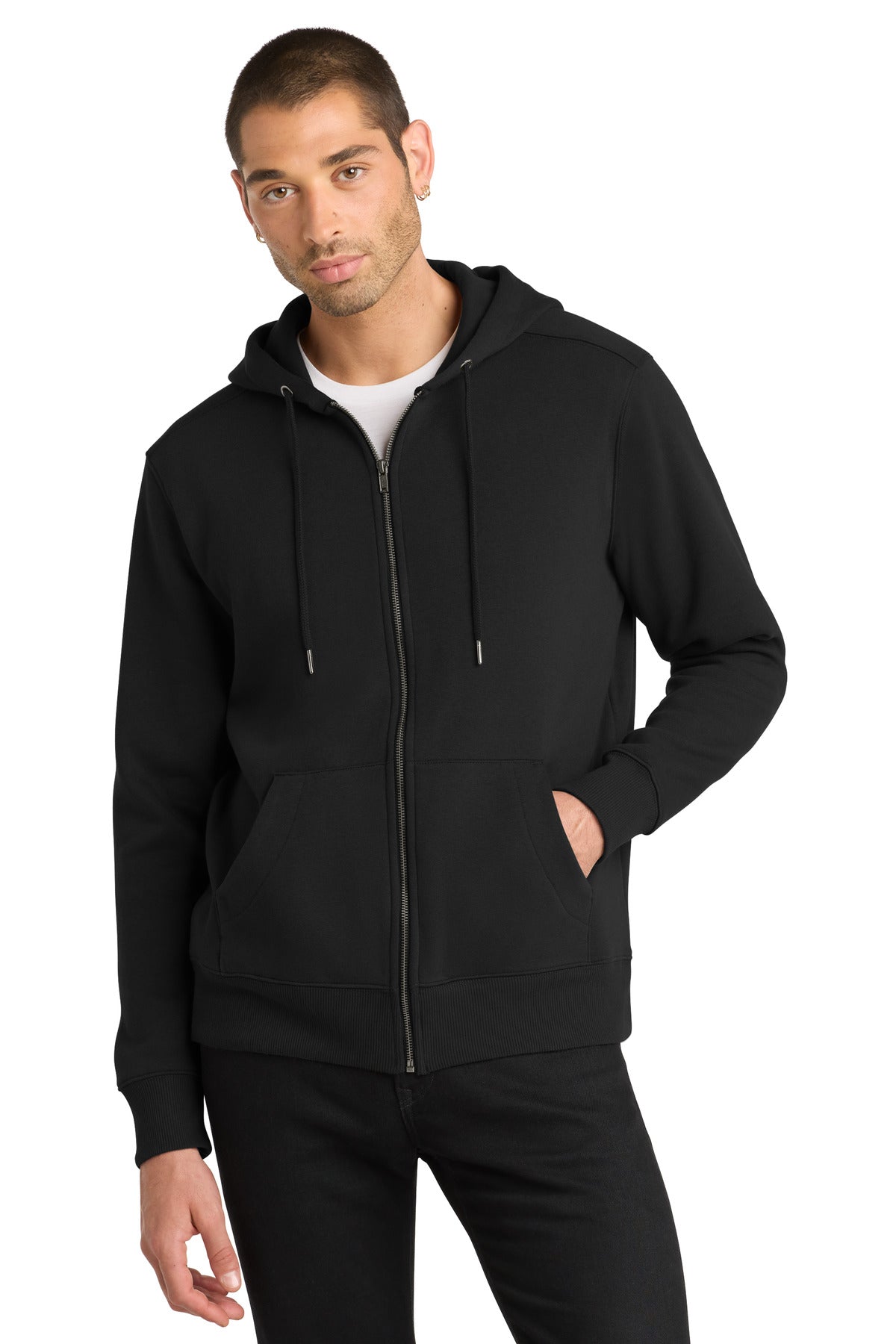 District ® Perfect Weight ® Fleece Full-Zip Hoodie DT1103