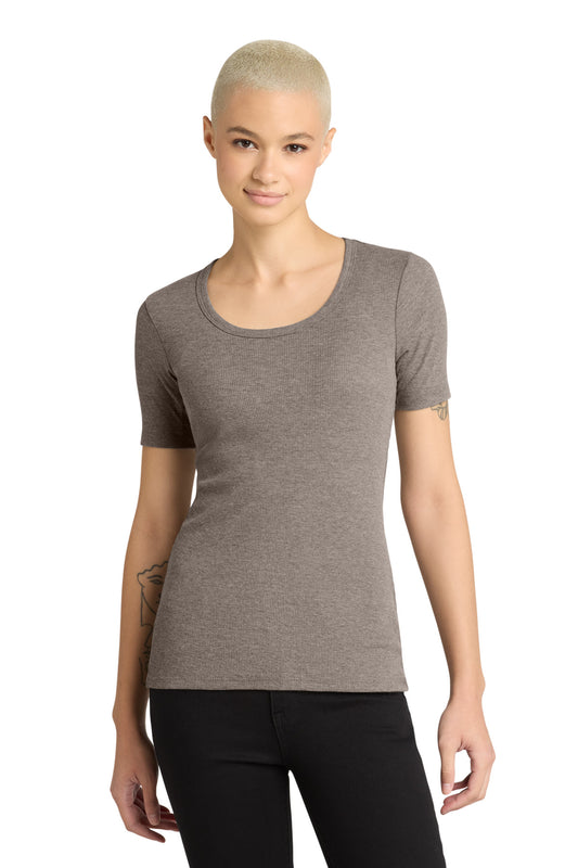 District® Women's V.I.T.™Rib Scoop Neck Tee DT6020